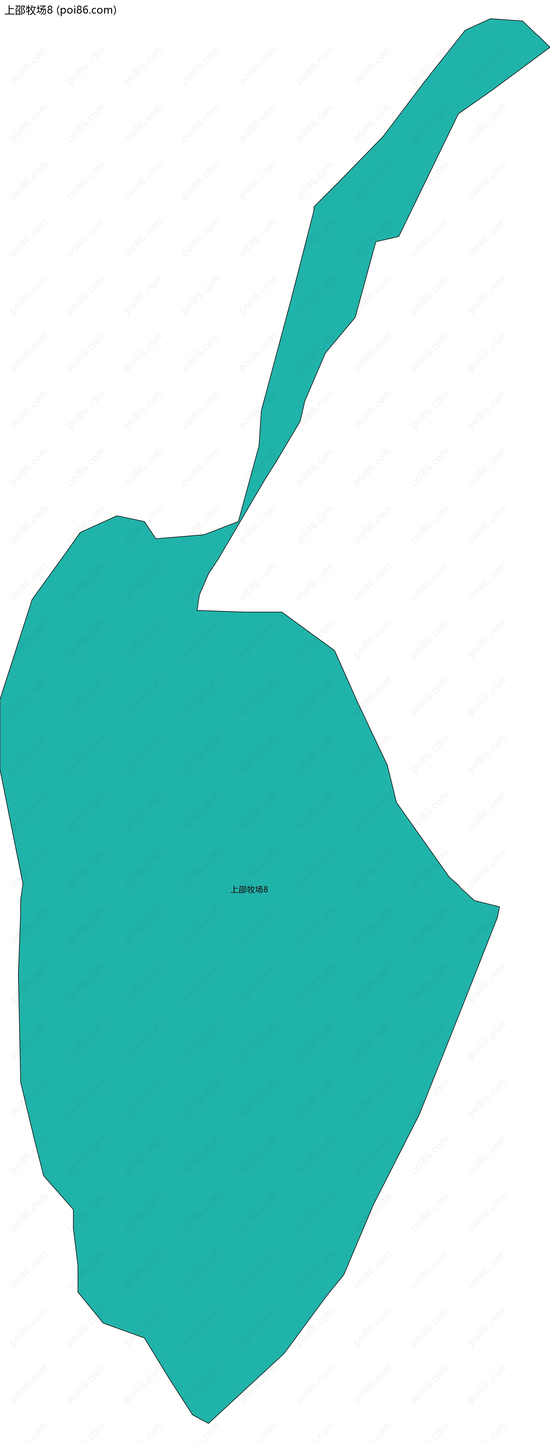 上邵牧场8边界地图