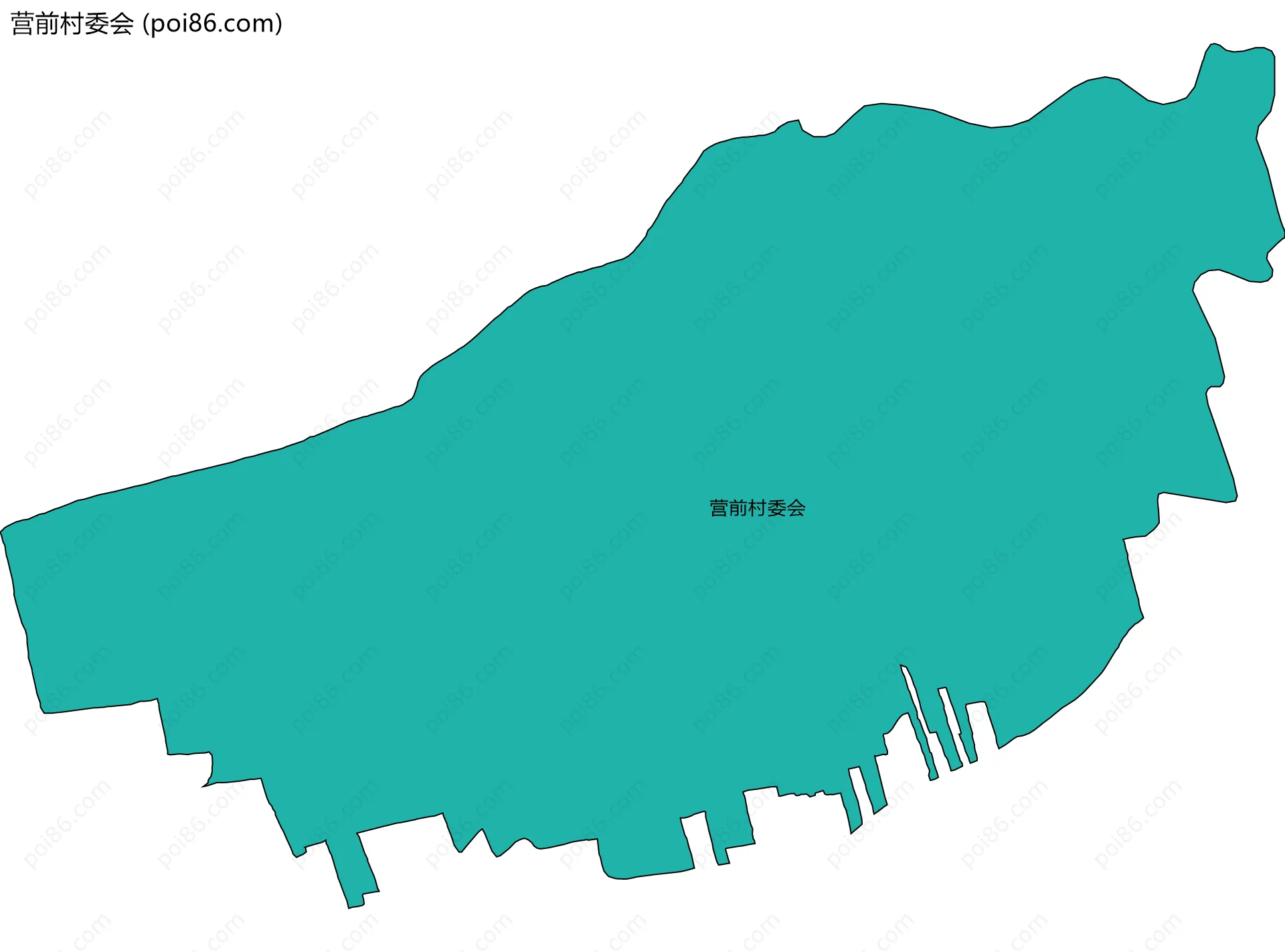 营前村委会边界地图