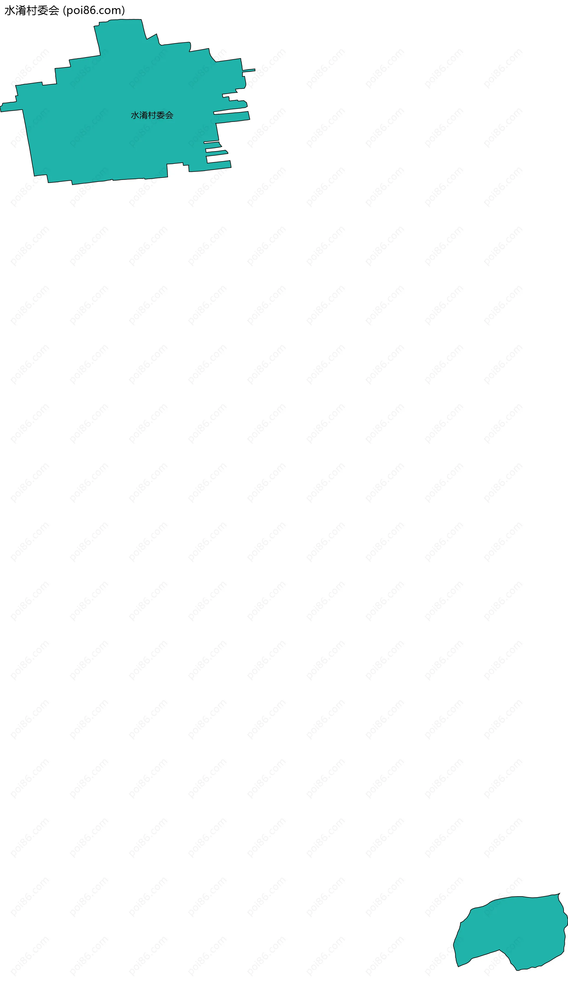 水淆村委会边界地图