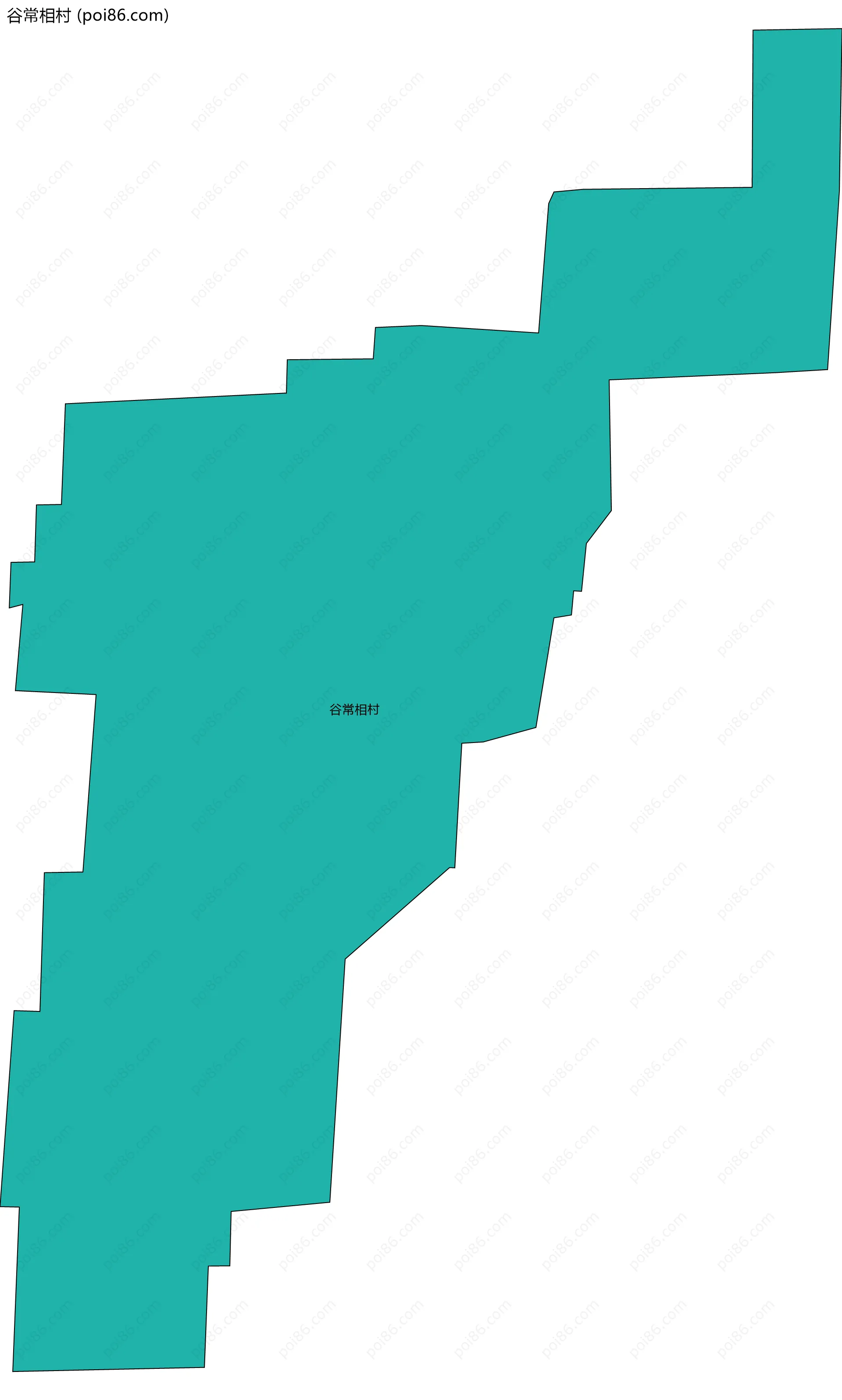 谷常相村边界地图