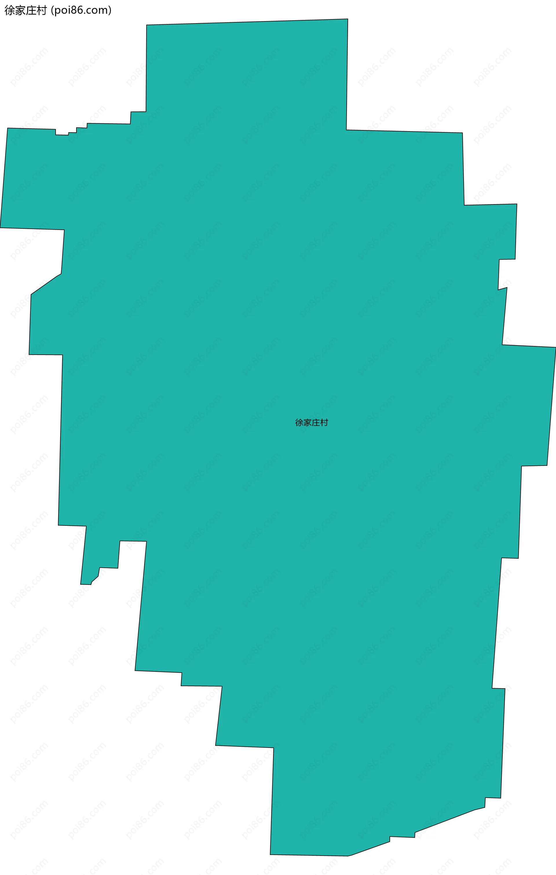 徐家庄村边界地图