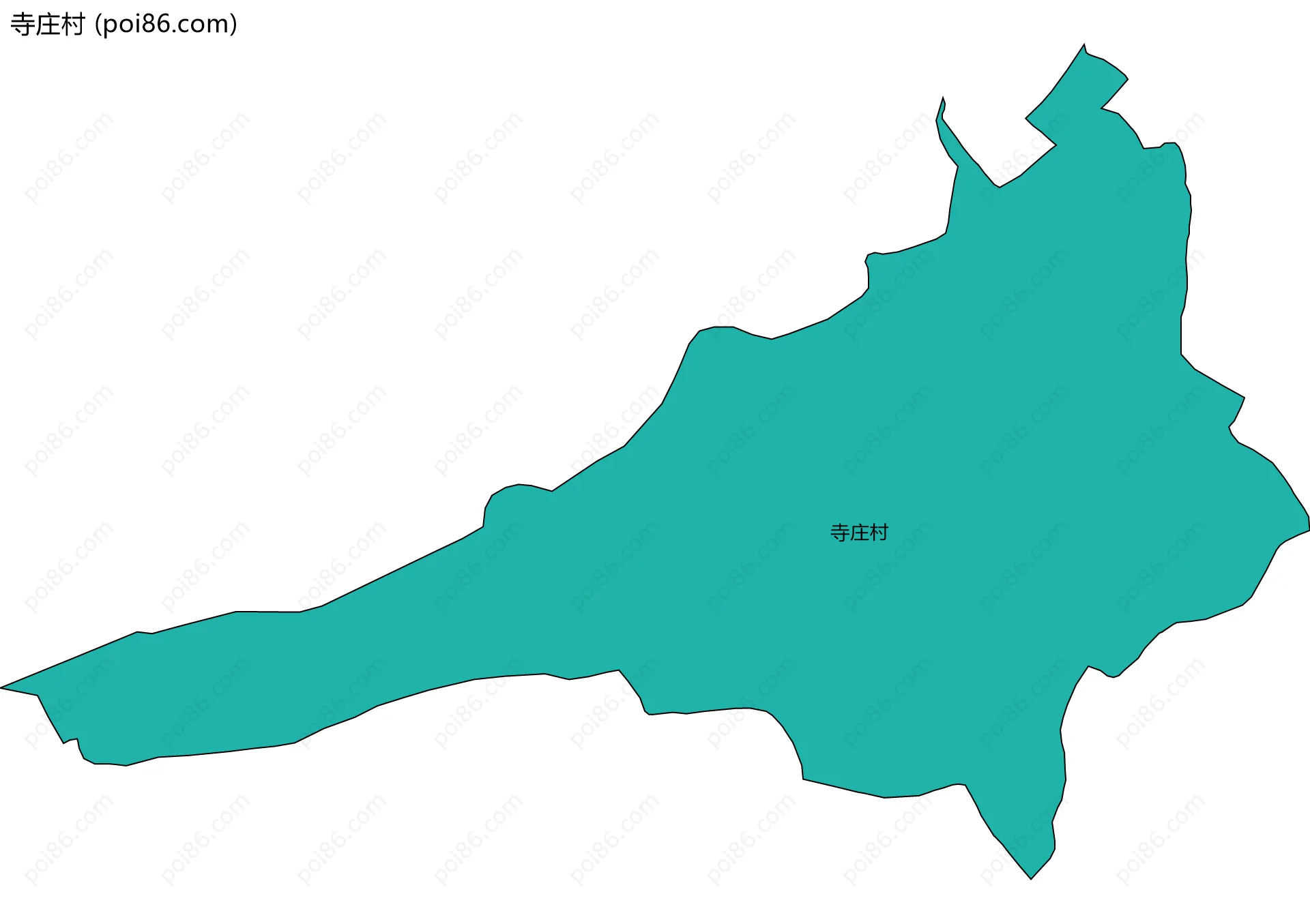 寺庄村边界地图