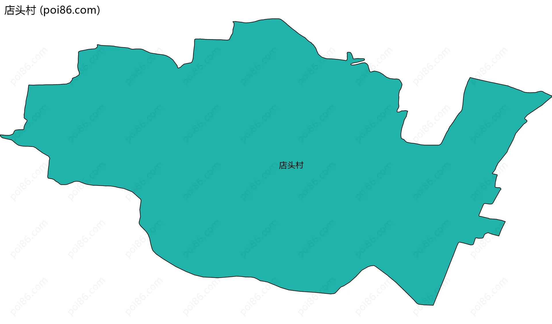 店头村边界地图