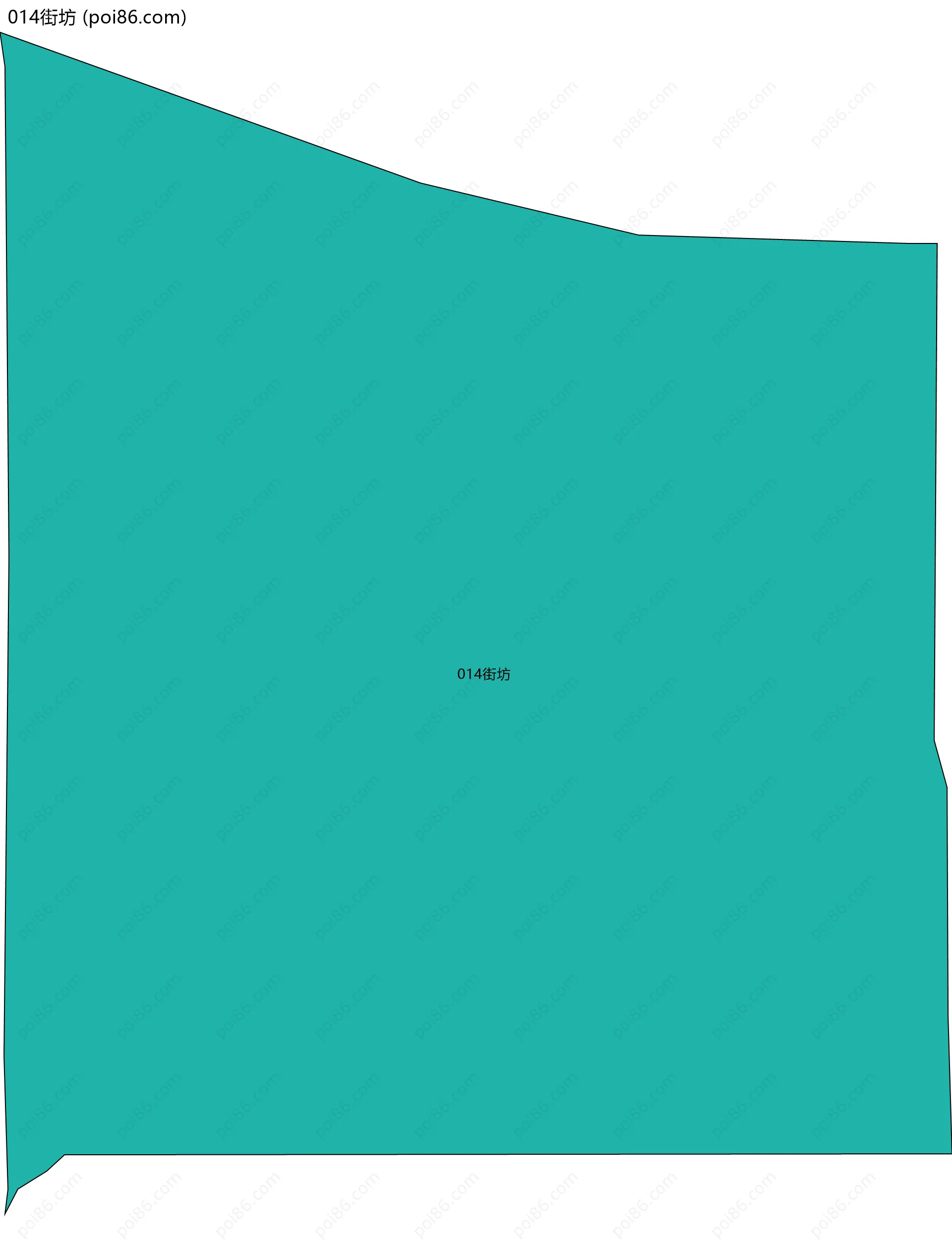 014街坊边界地图