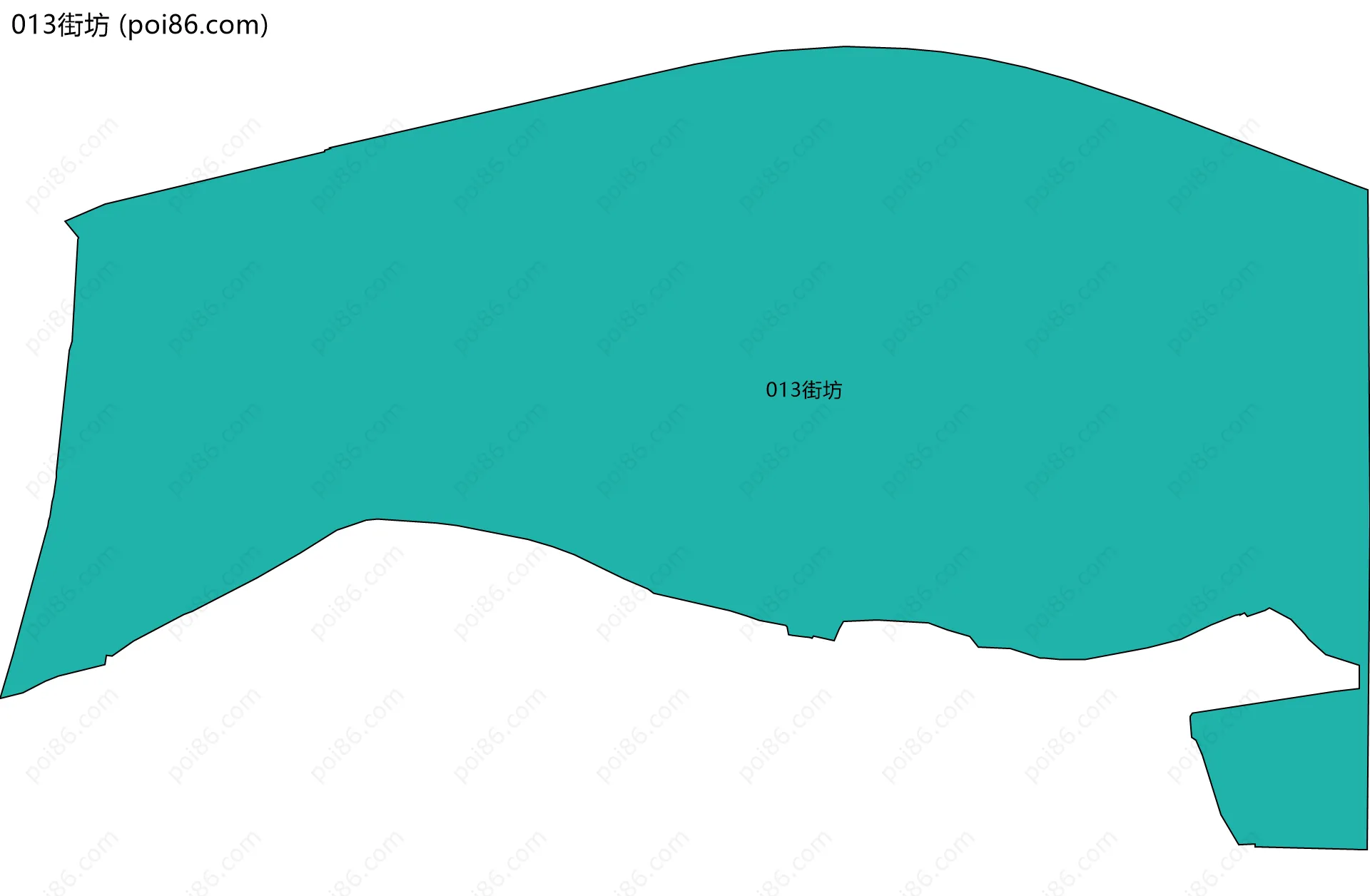 013街坊边界地图