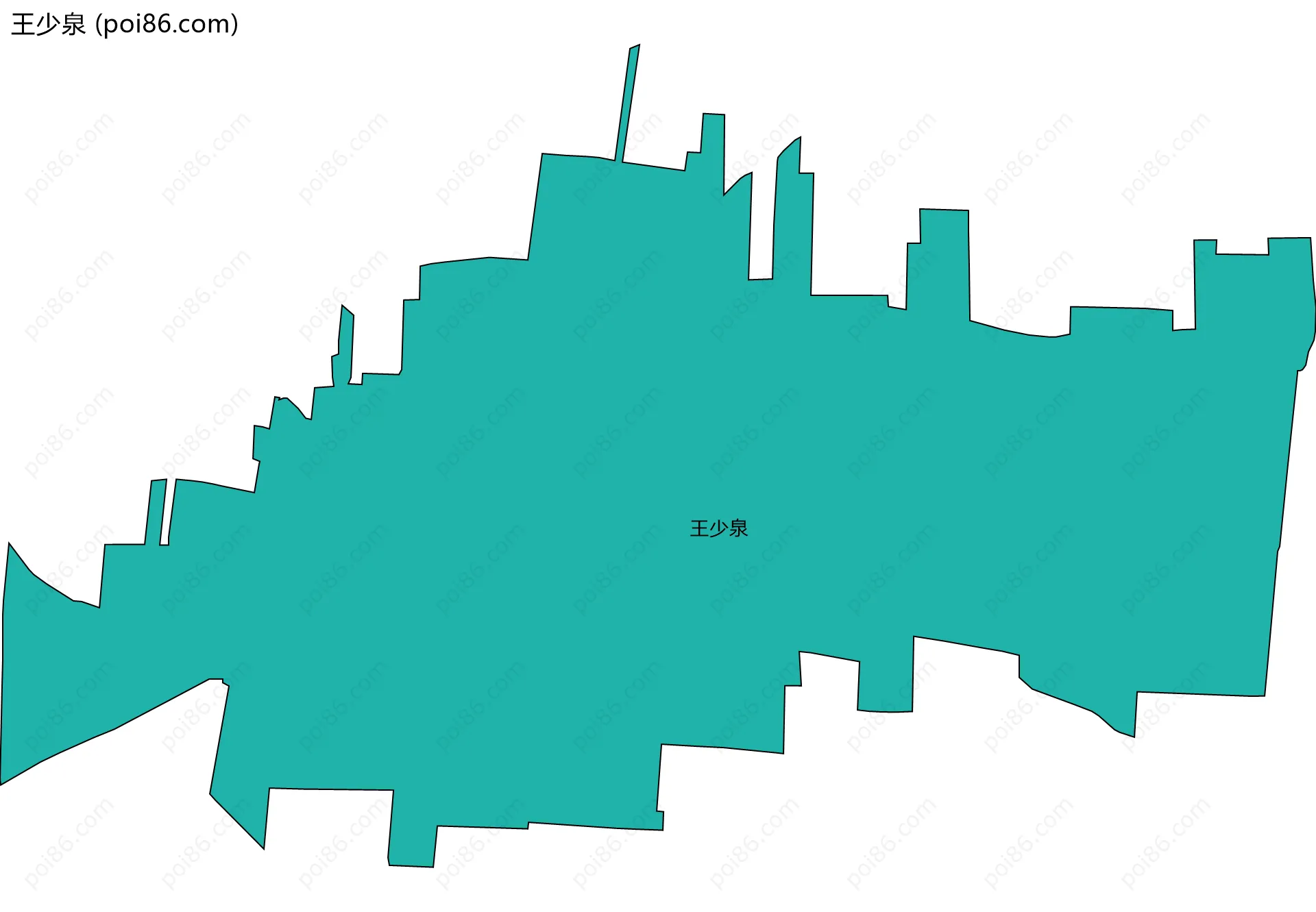王少泉边界地图