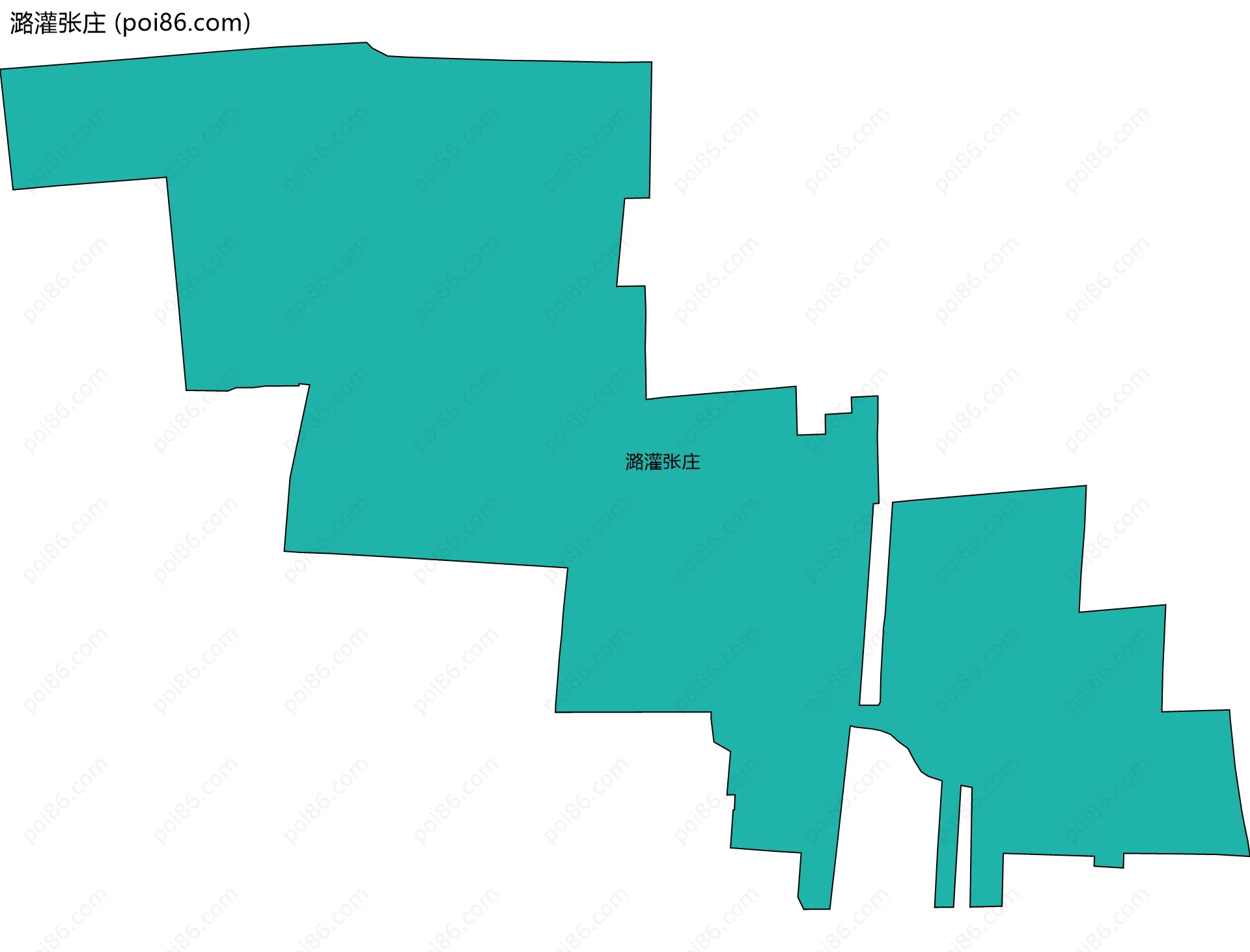 潞灌张庄边界地图