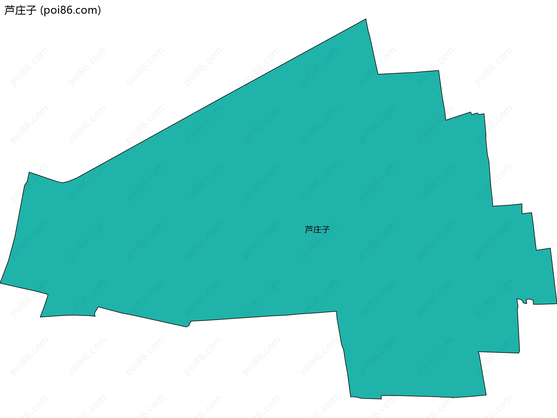 芦庄子边界地图