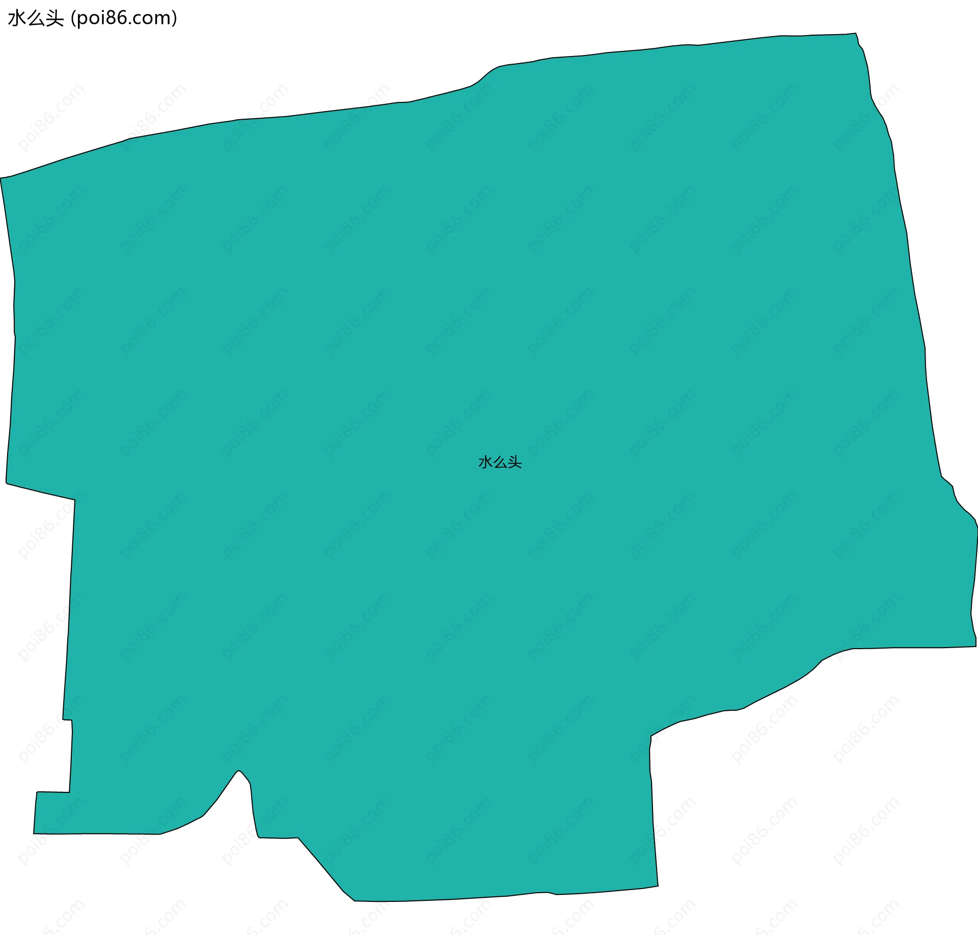 水么头边界地图