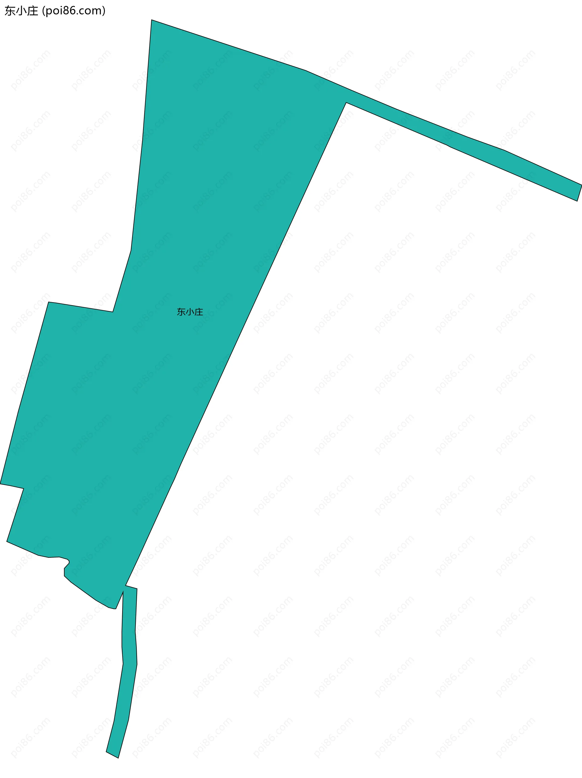 东小庄边界地图