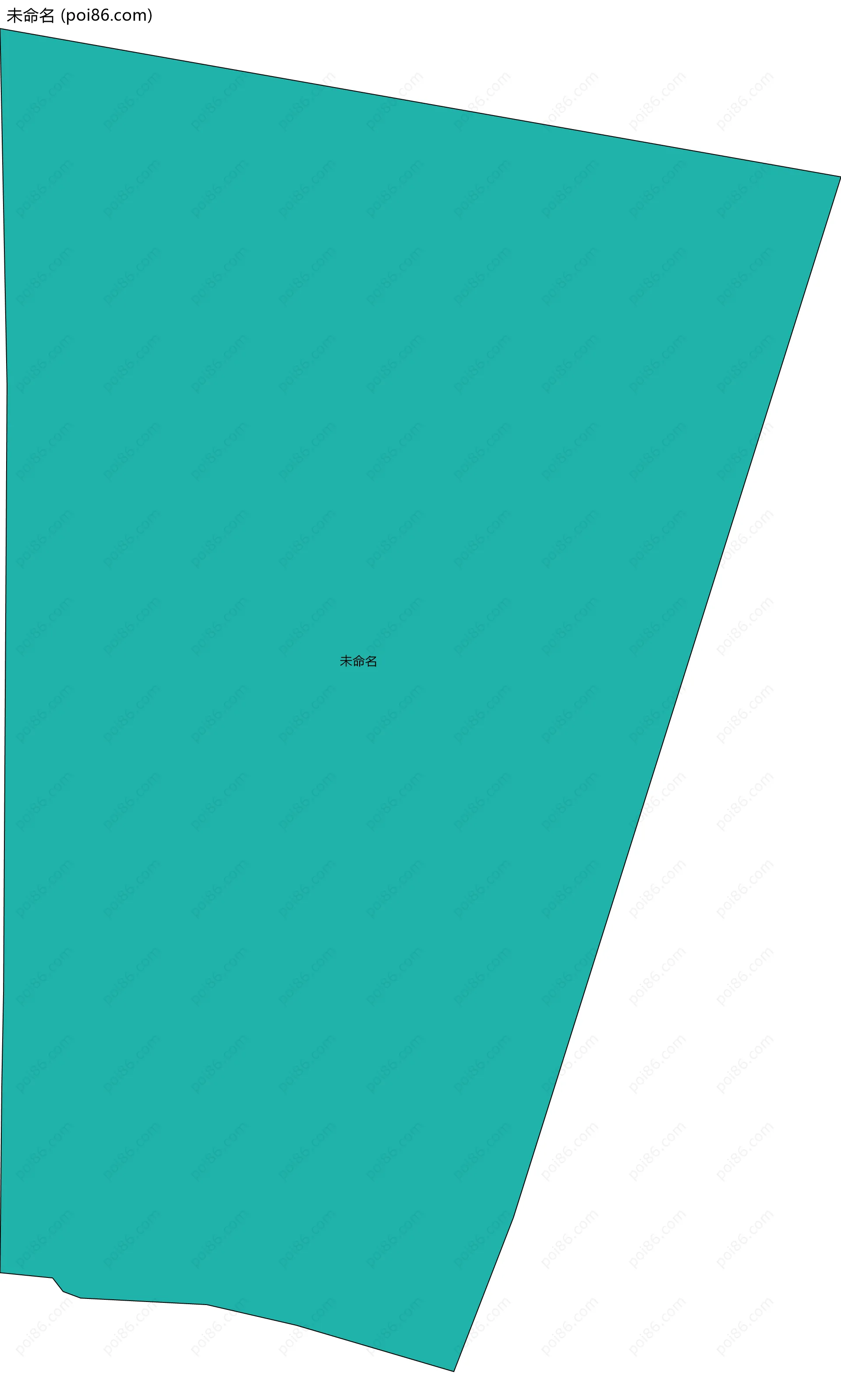 未命名边界地图