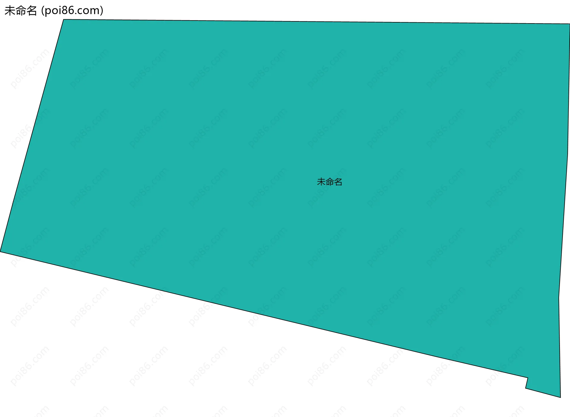 未命名边界地图