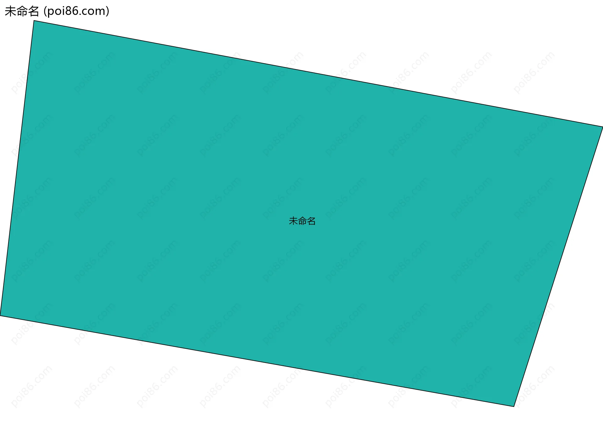 未命名边界地图