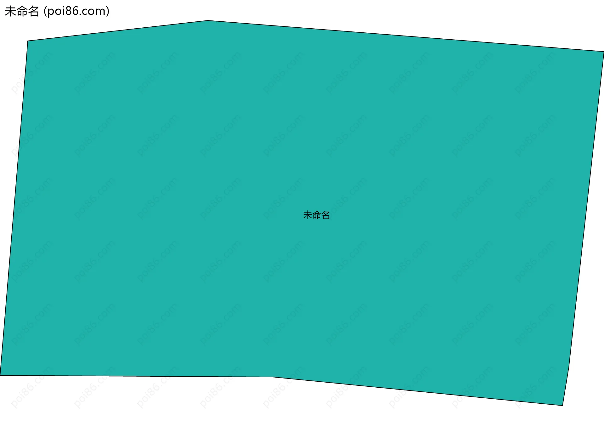 未命名边界地图