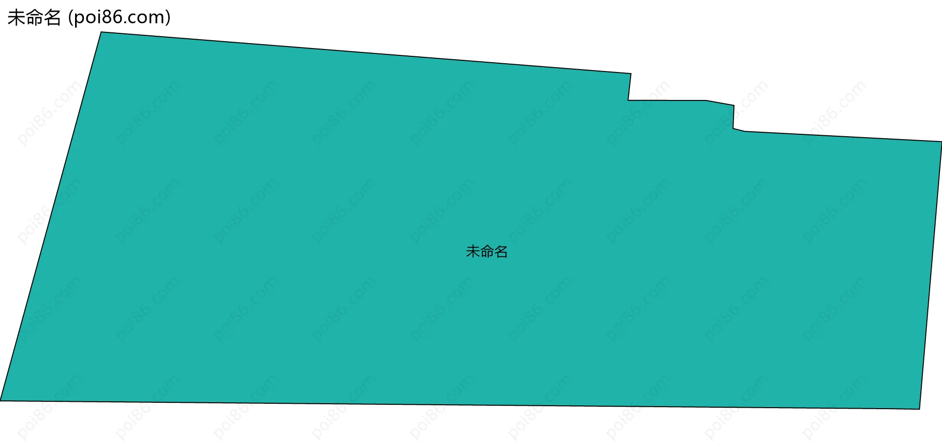 未命名边界地图