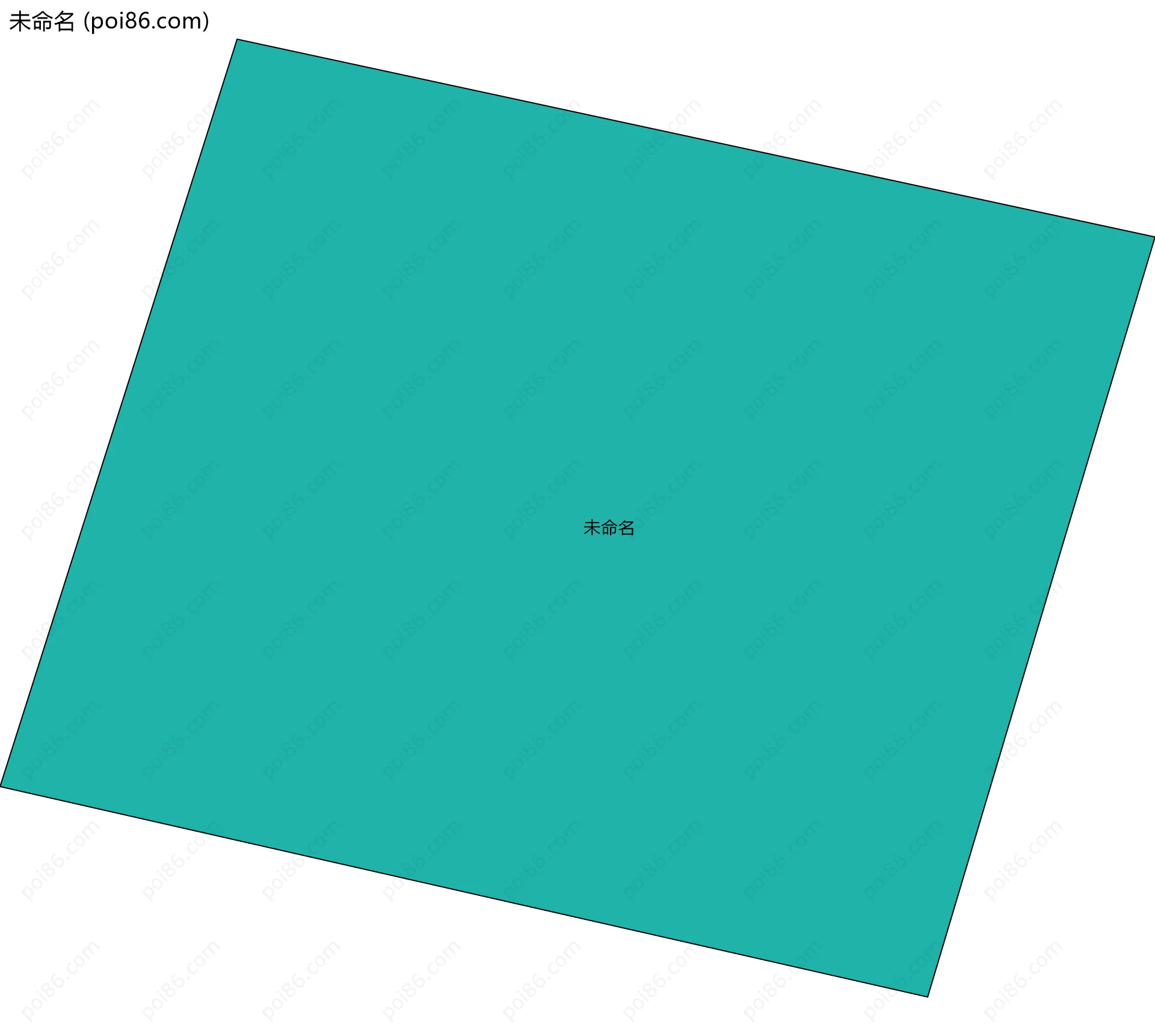 未命名边界地图