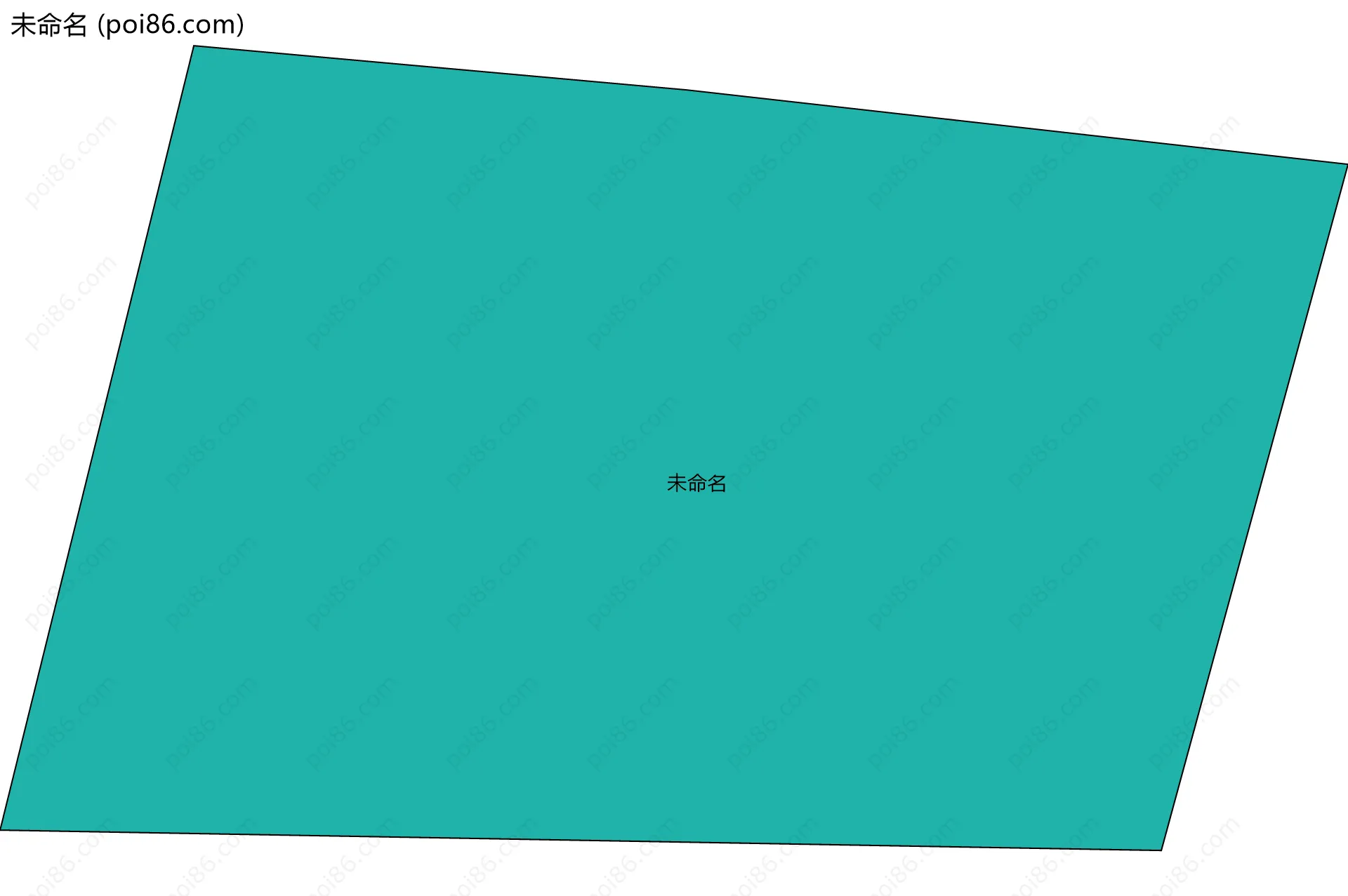 未命名边界地图