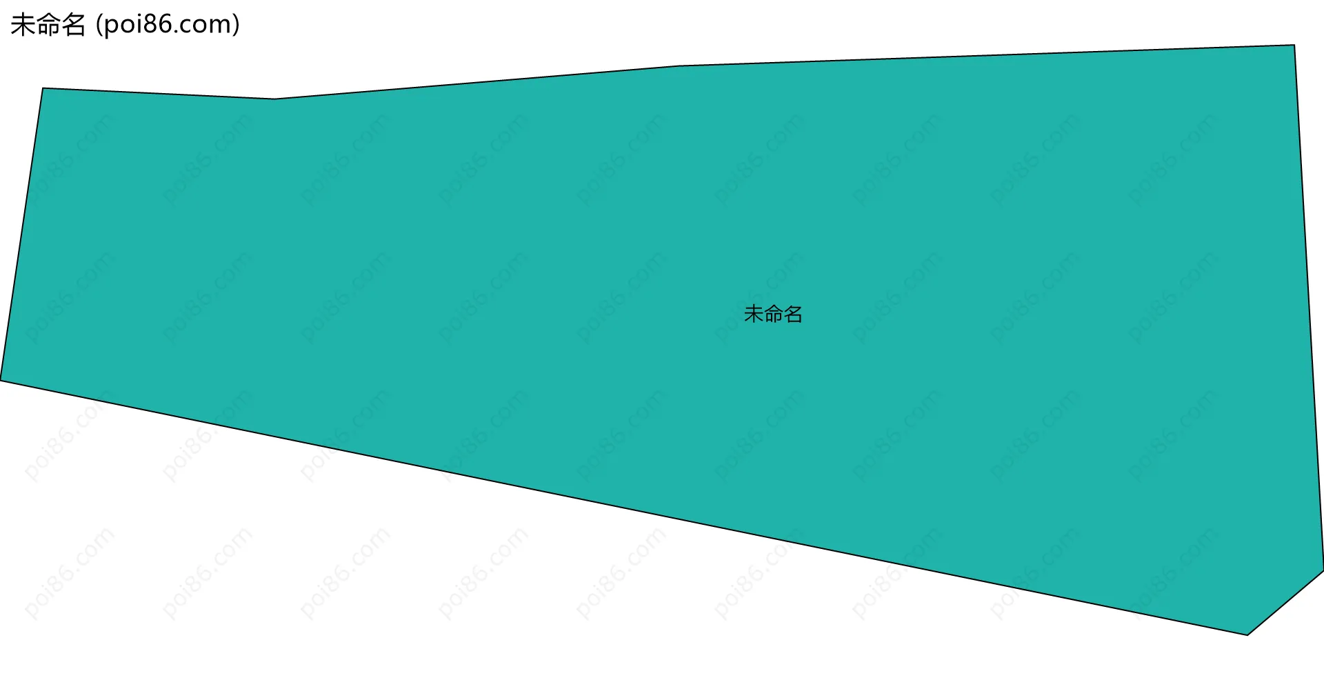 未命名边界地图