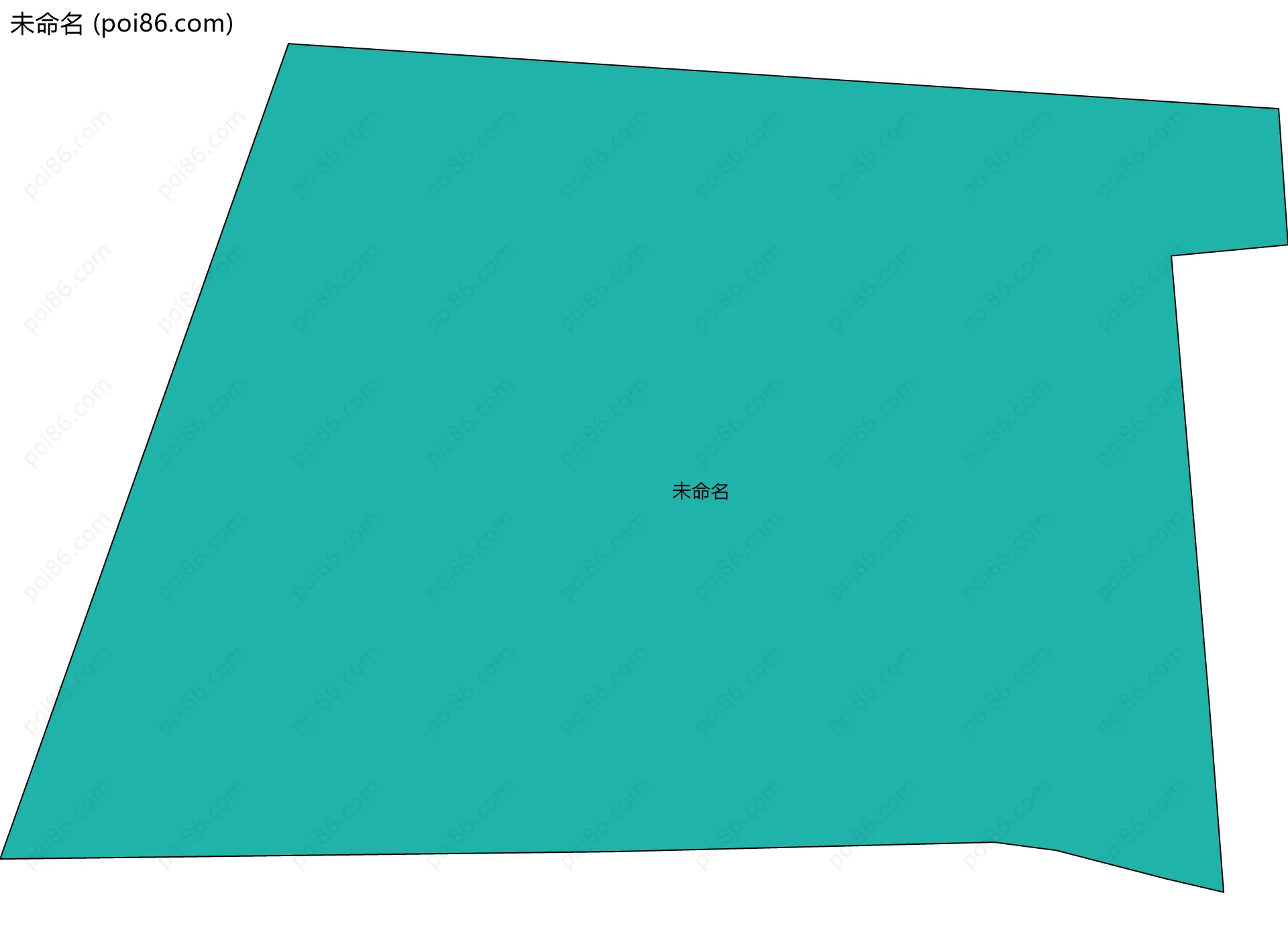 未命名边界地图