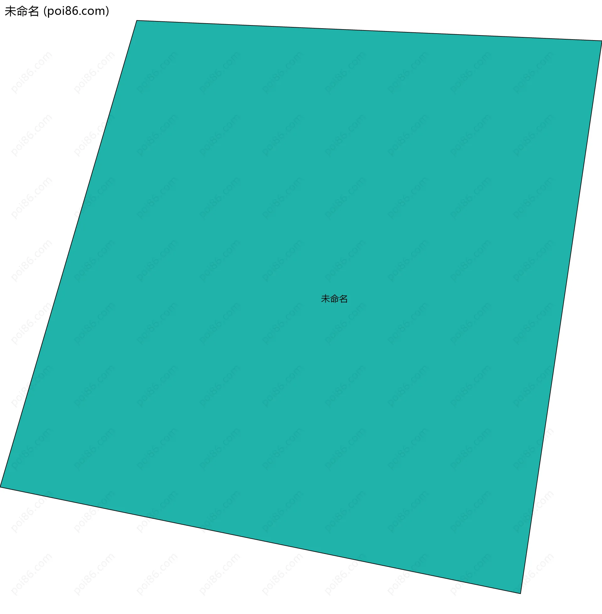 未命名边界地图