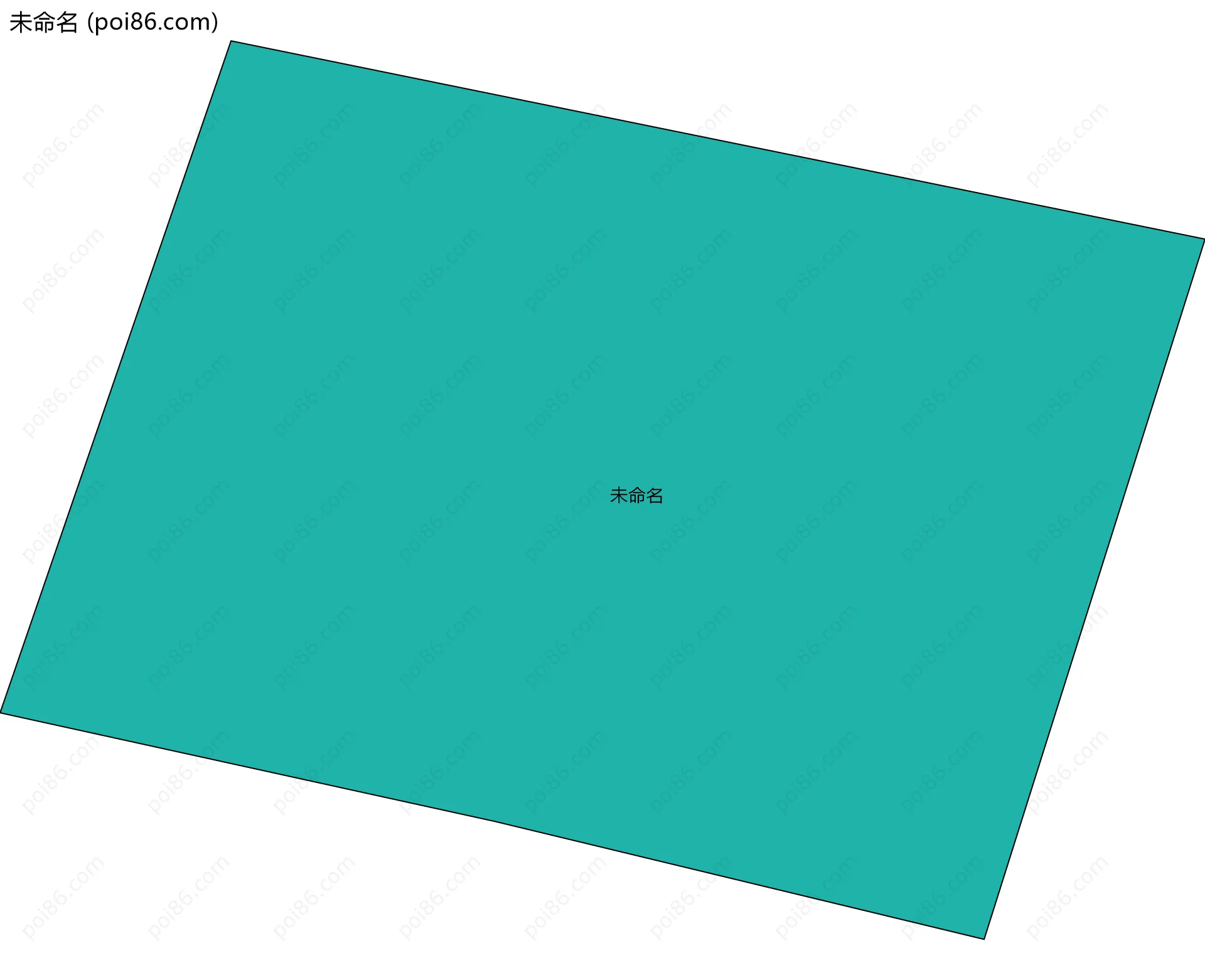 未命名边界地图