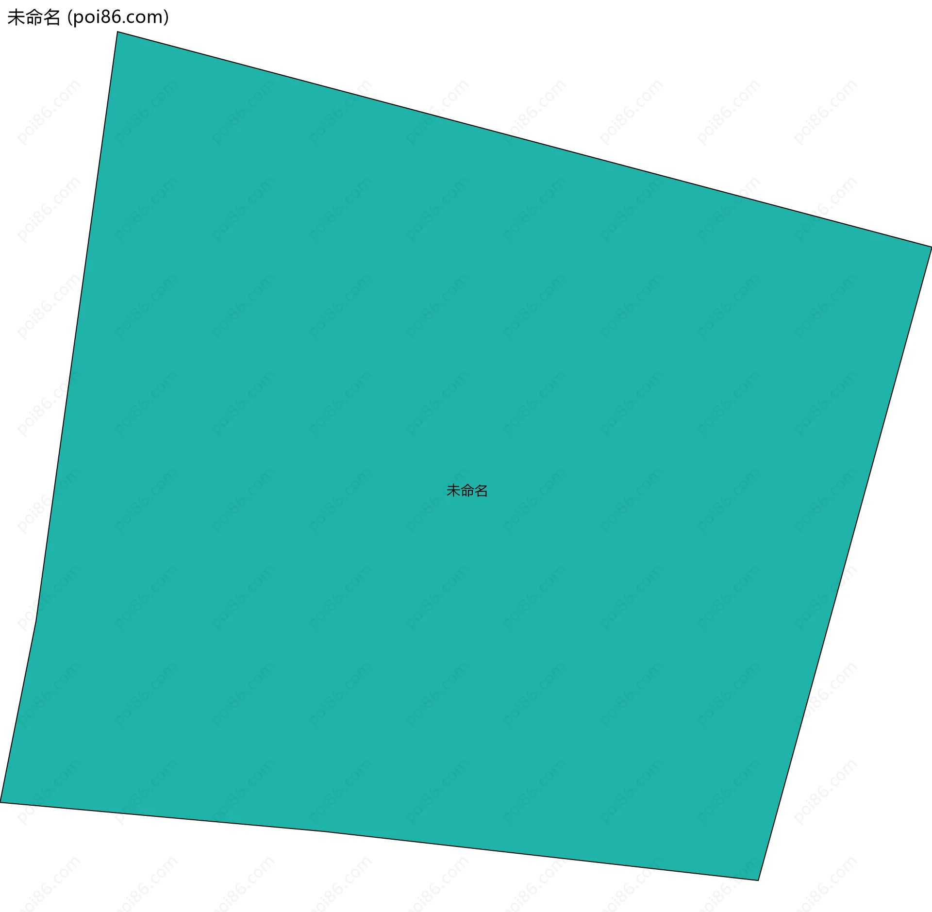 未命名边界地图