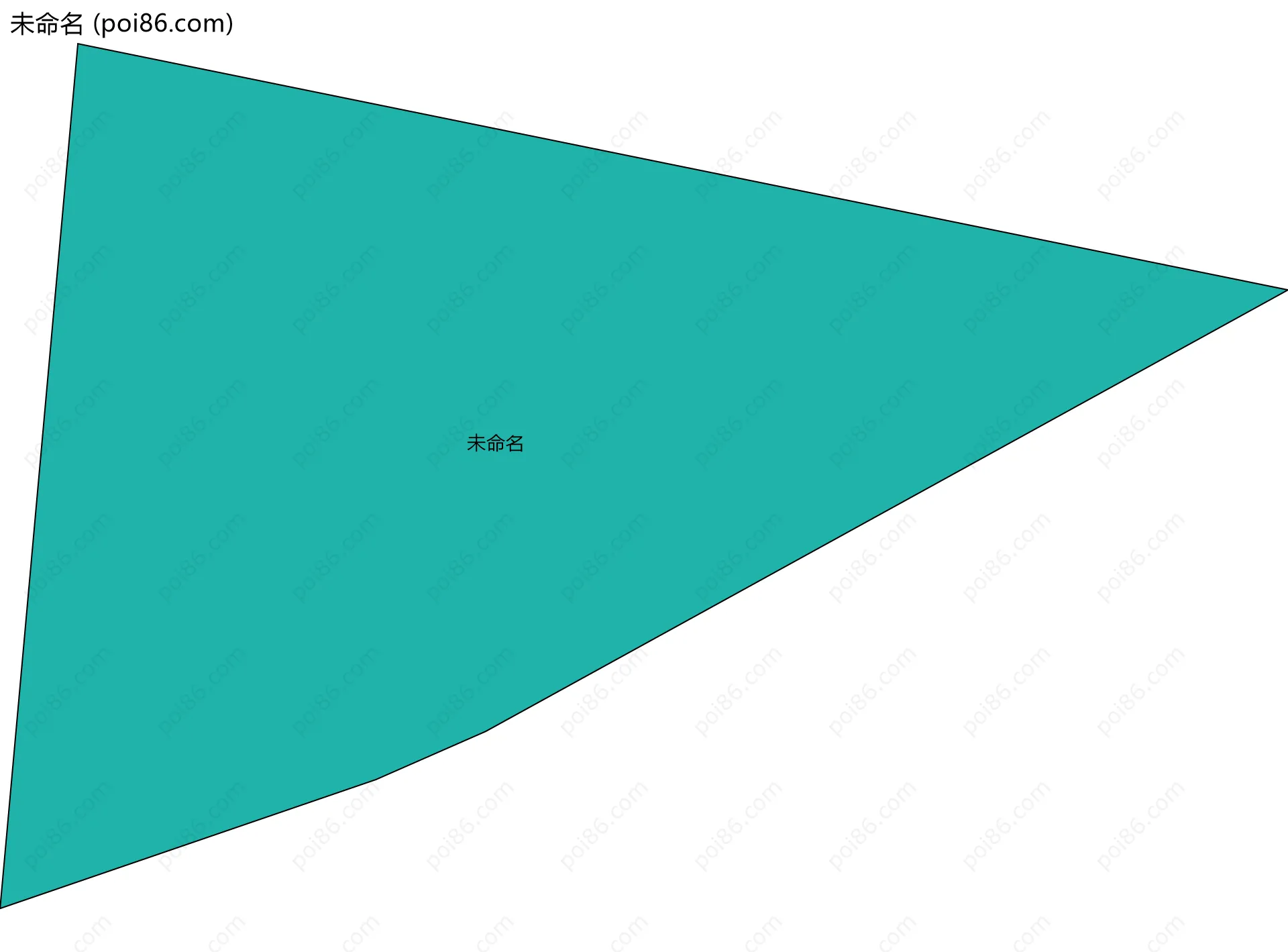 未命名边界地图
