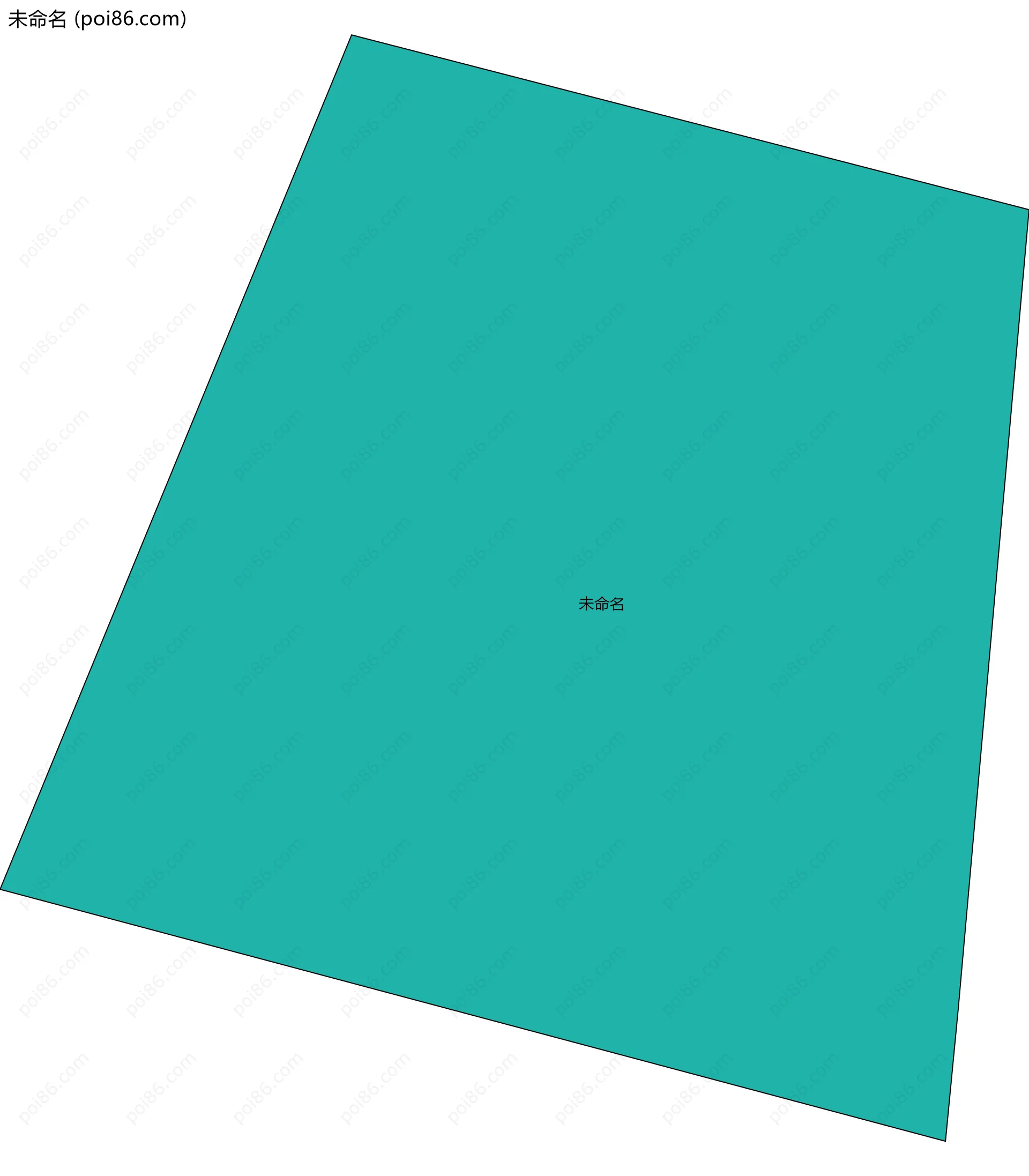 未命名边界地图