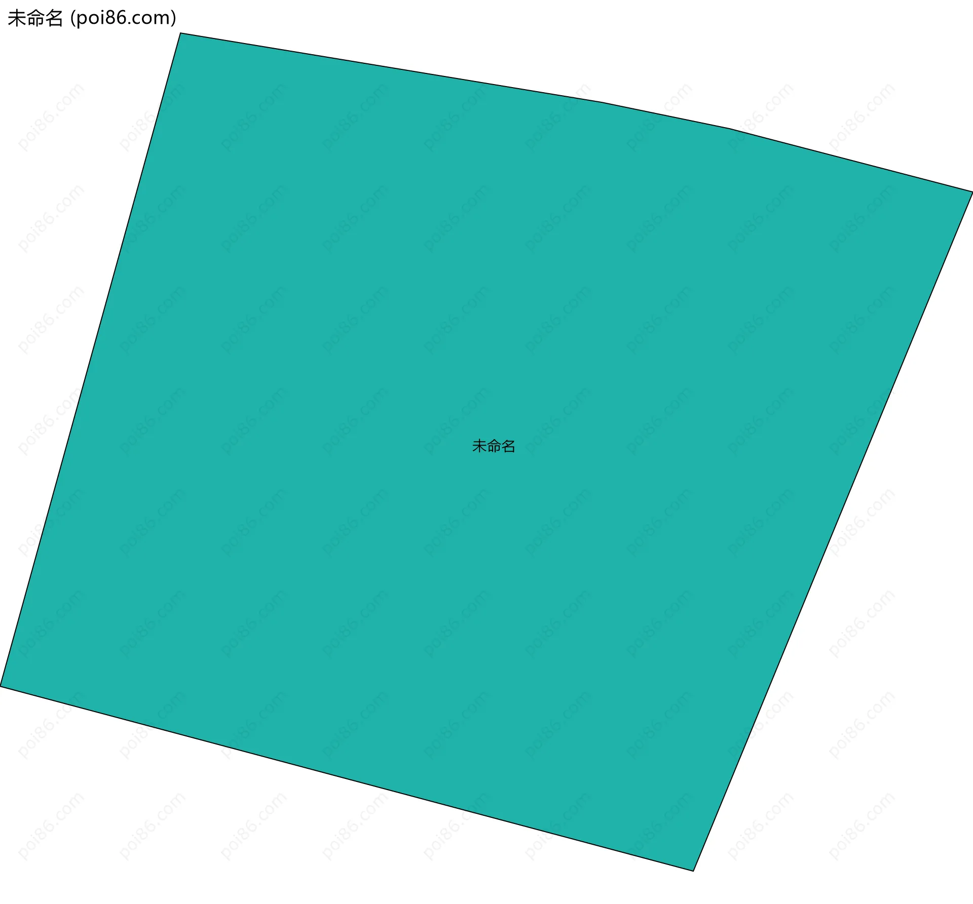 未命名边界地图