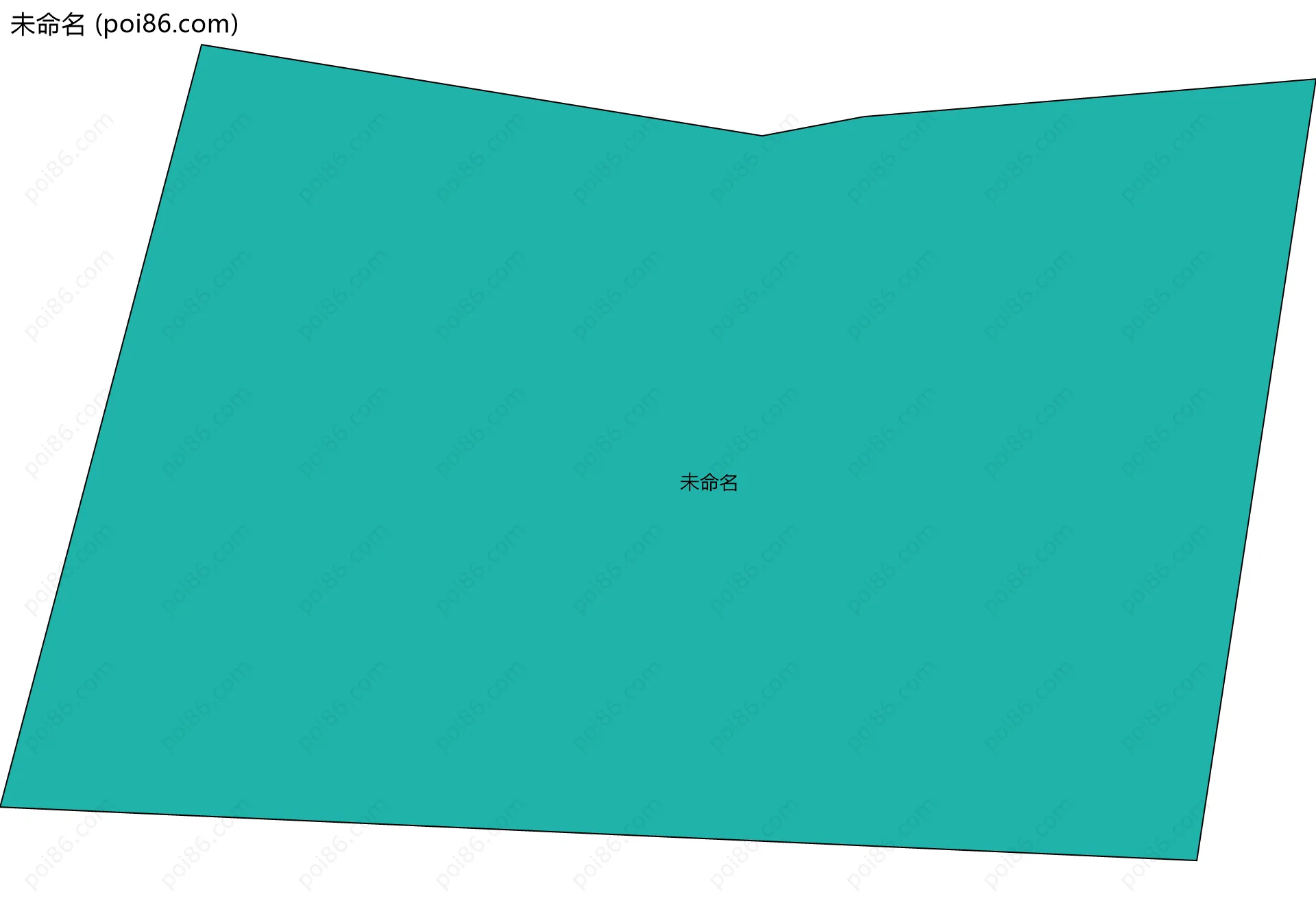 未命名边界地图