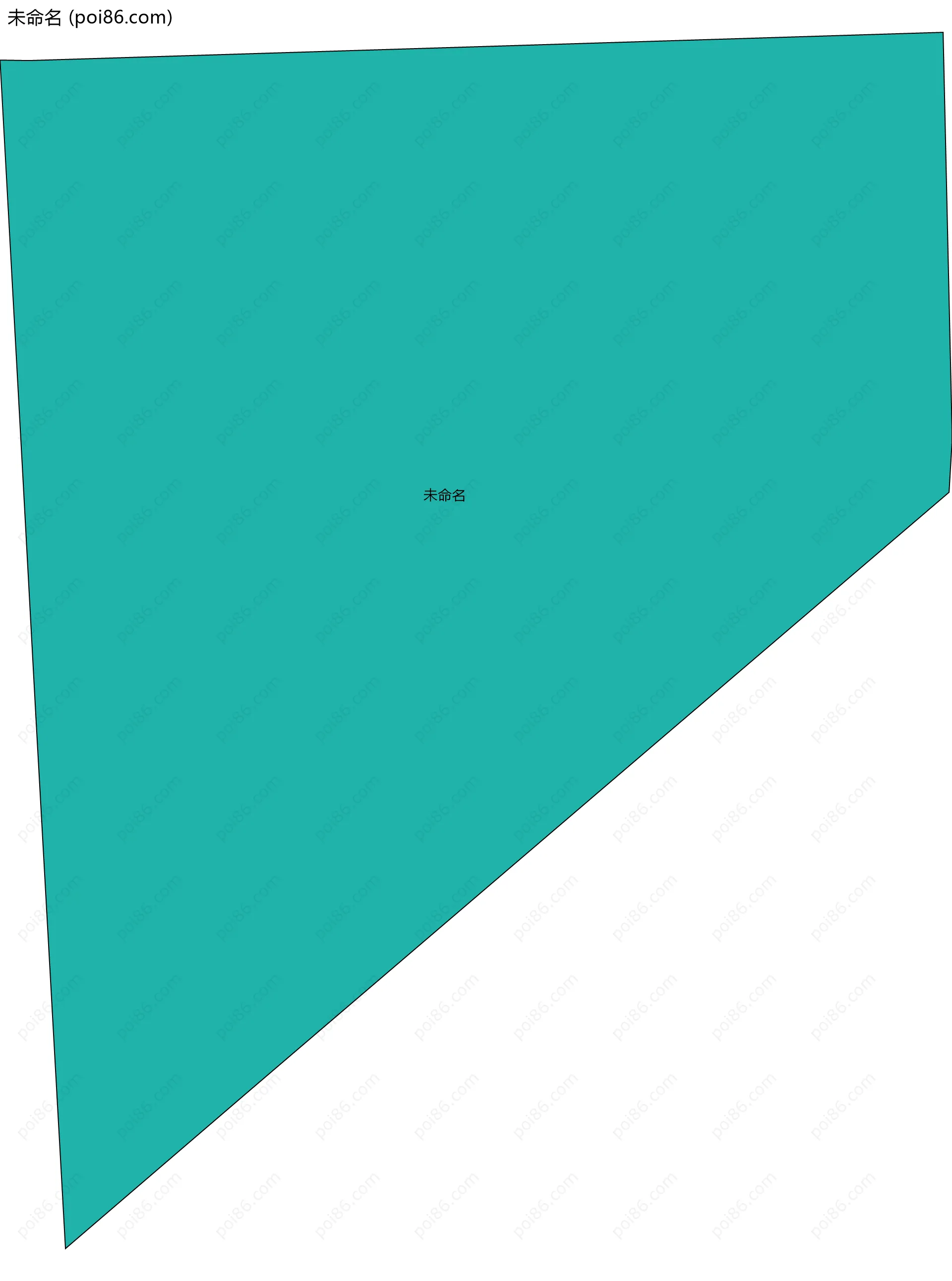 未命名边界地图