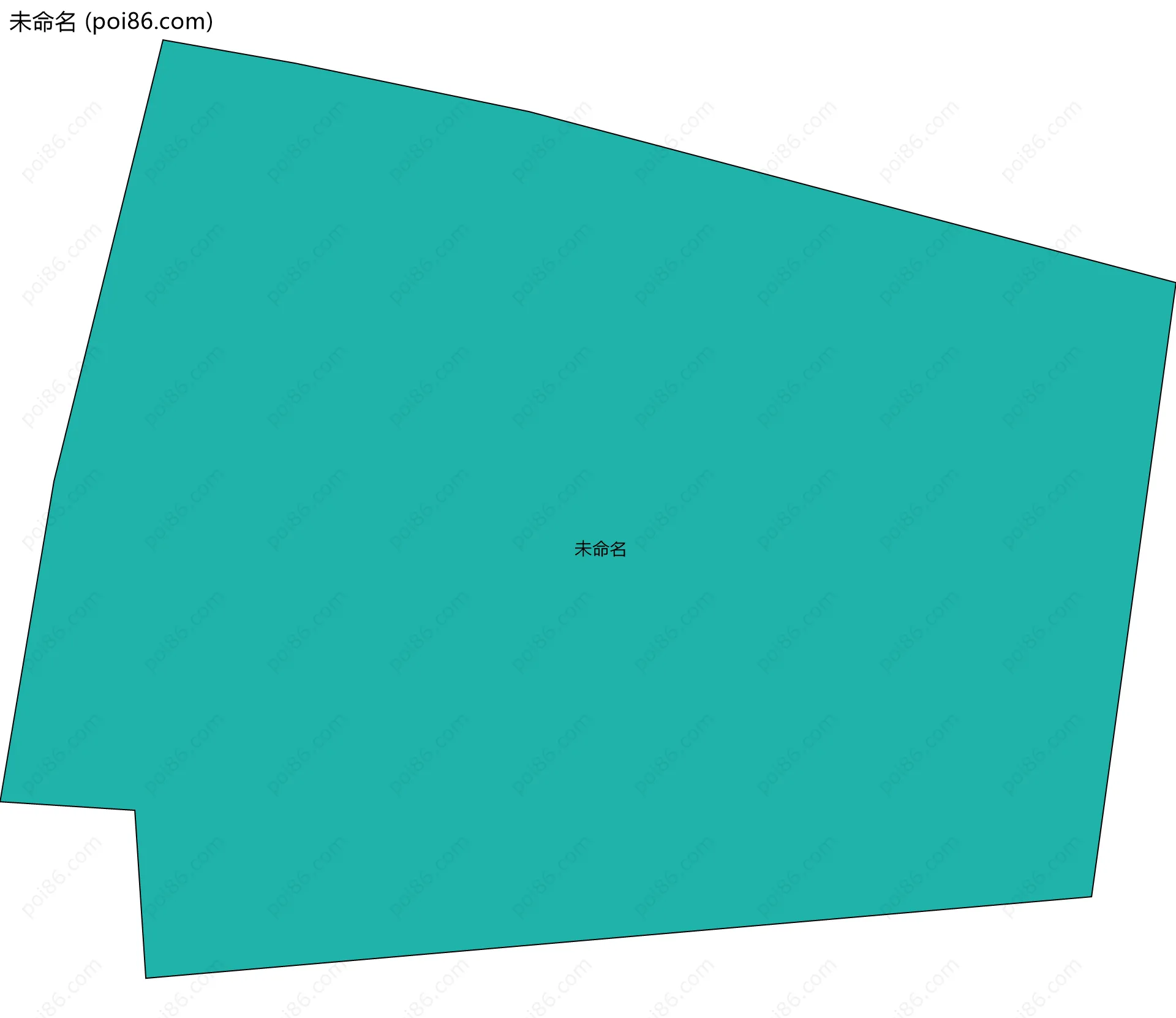 未命名边界地图