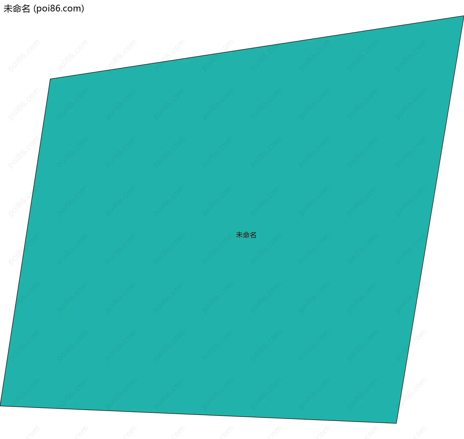 未命名边界地图