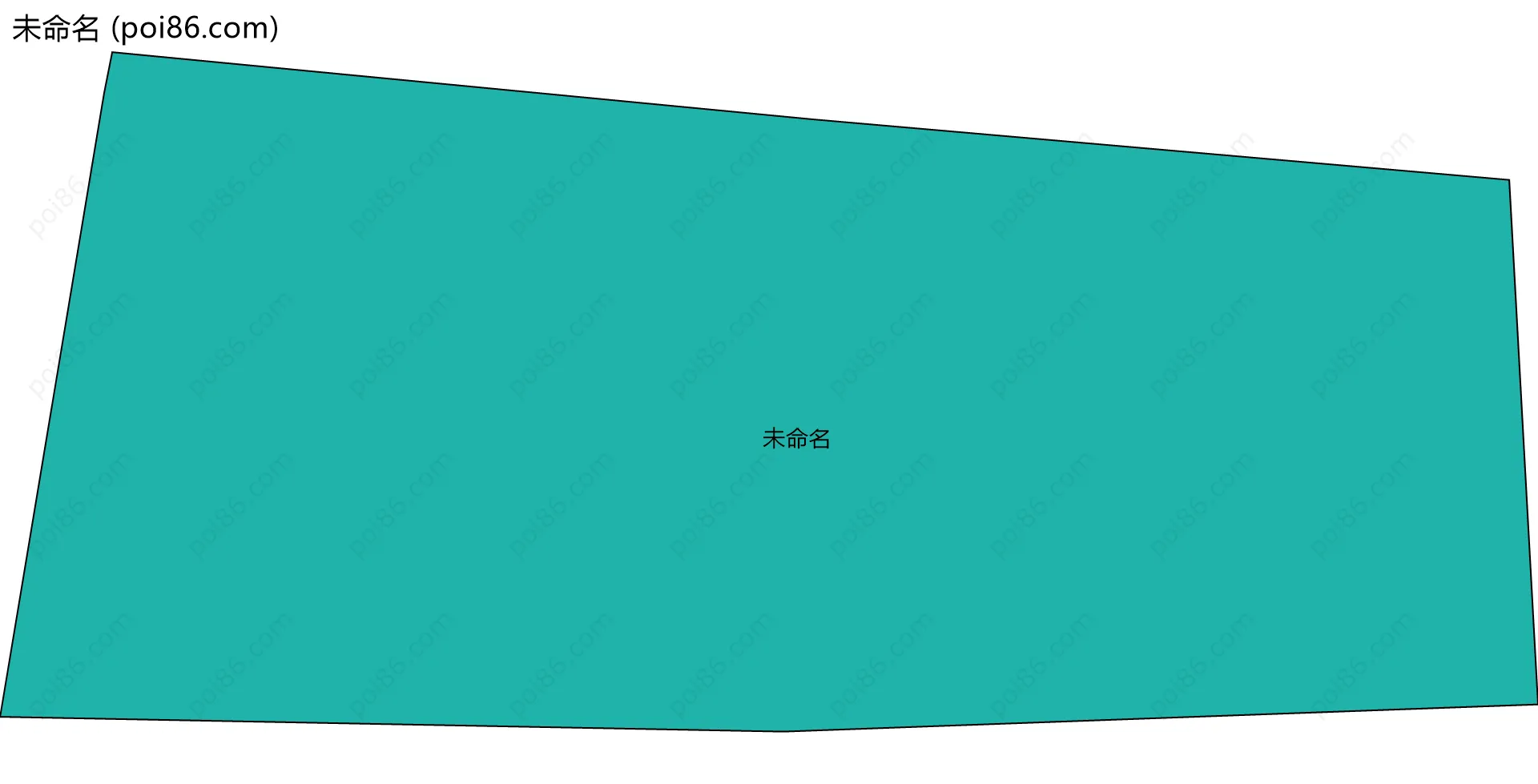 未命名边界地图