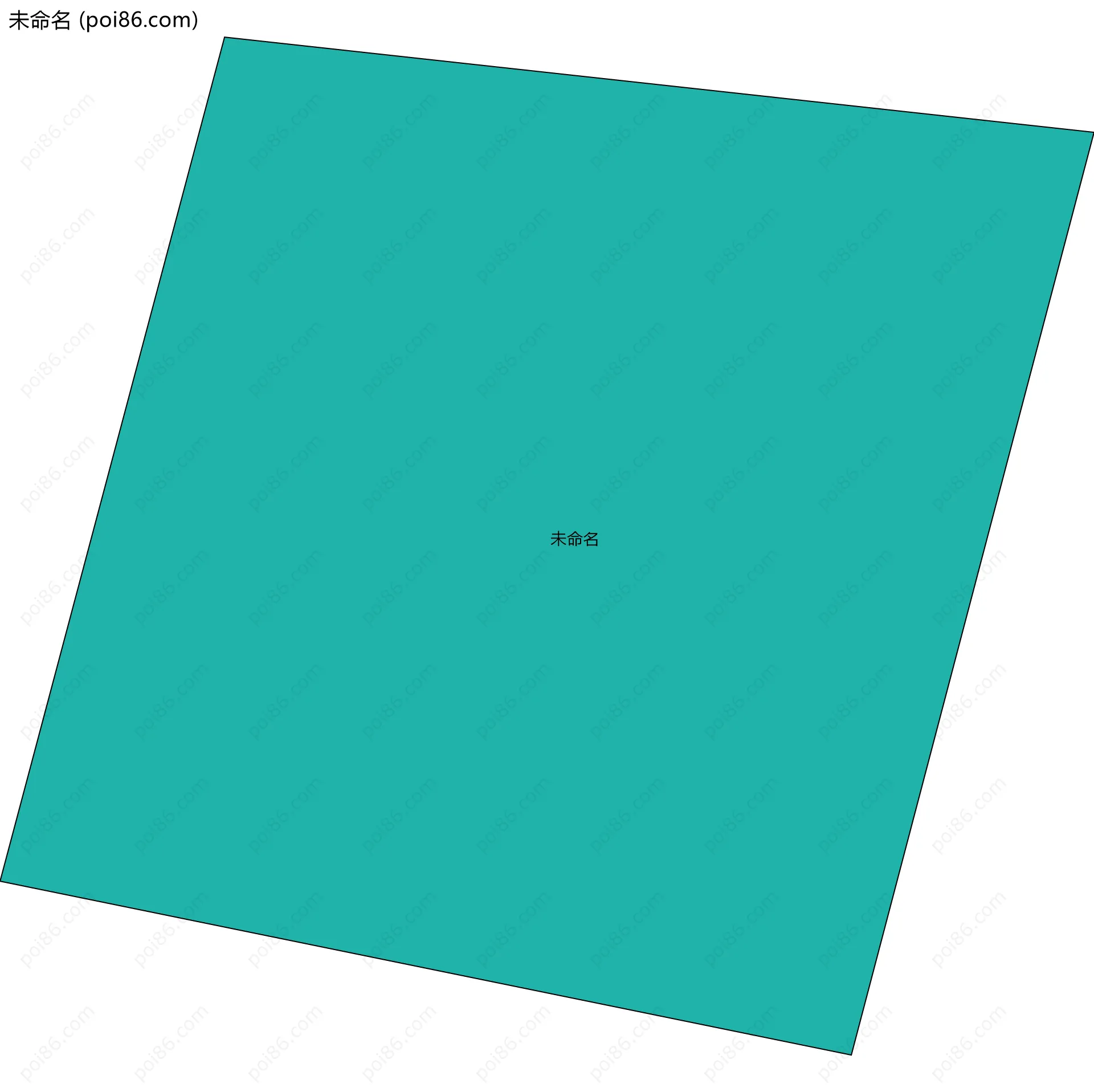 未命名边界地图