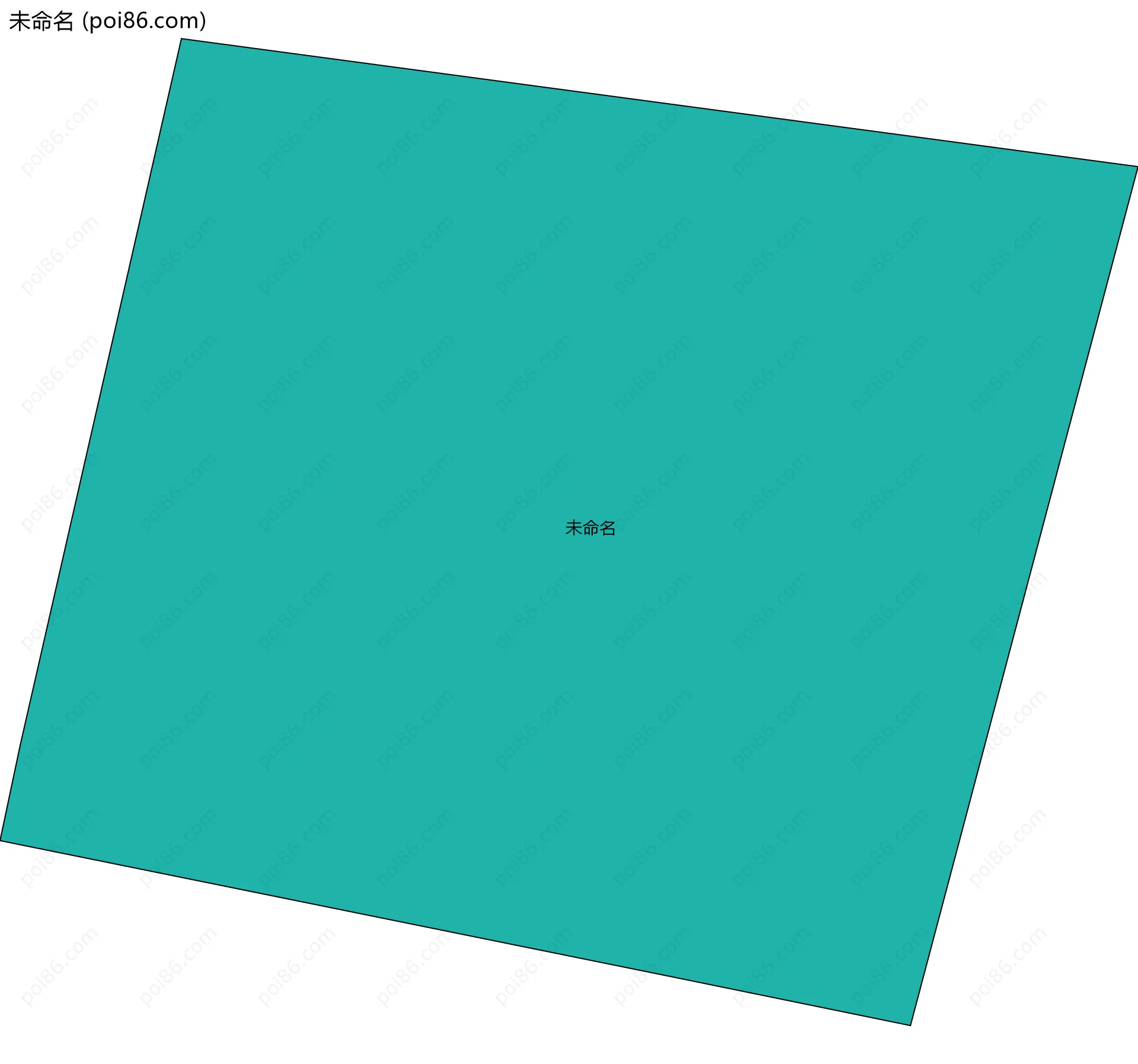 未命名边界地图