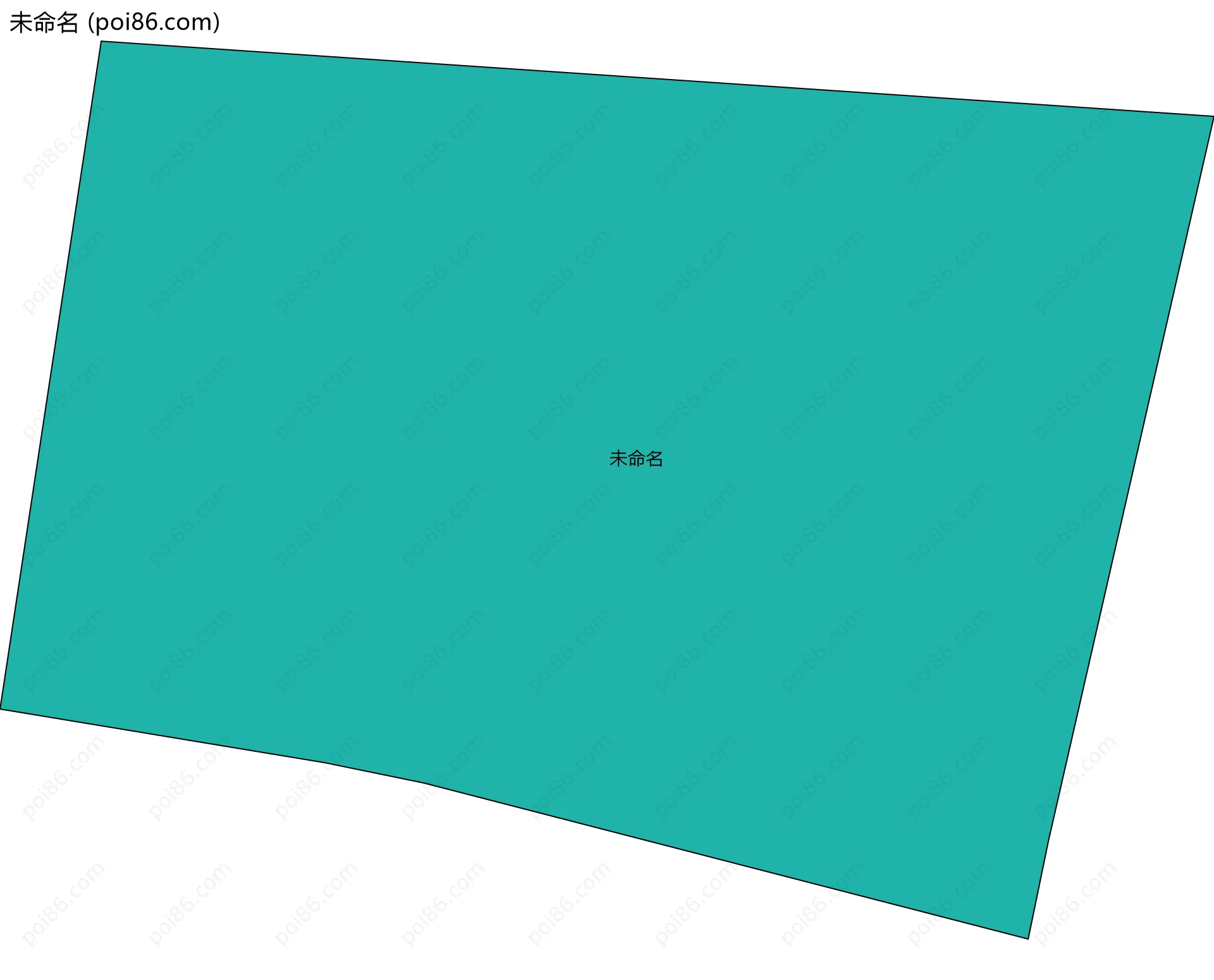 未命名边界地图