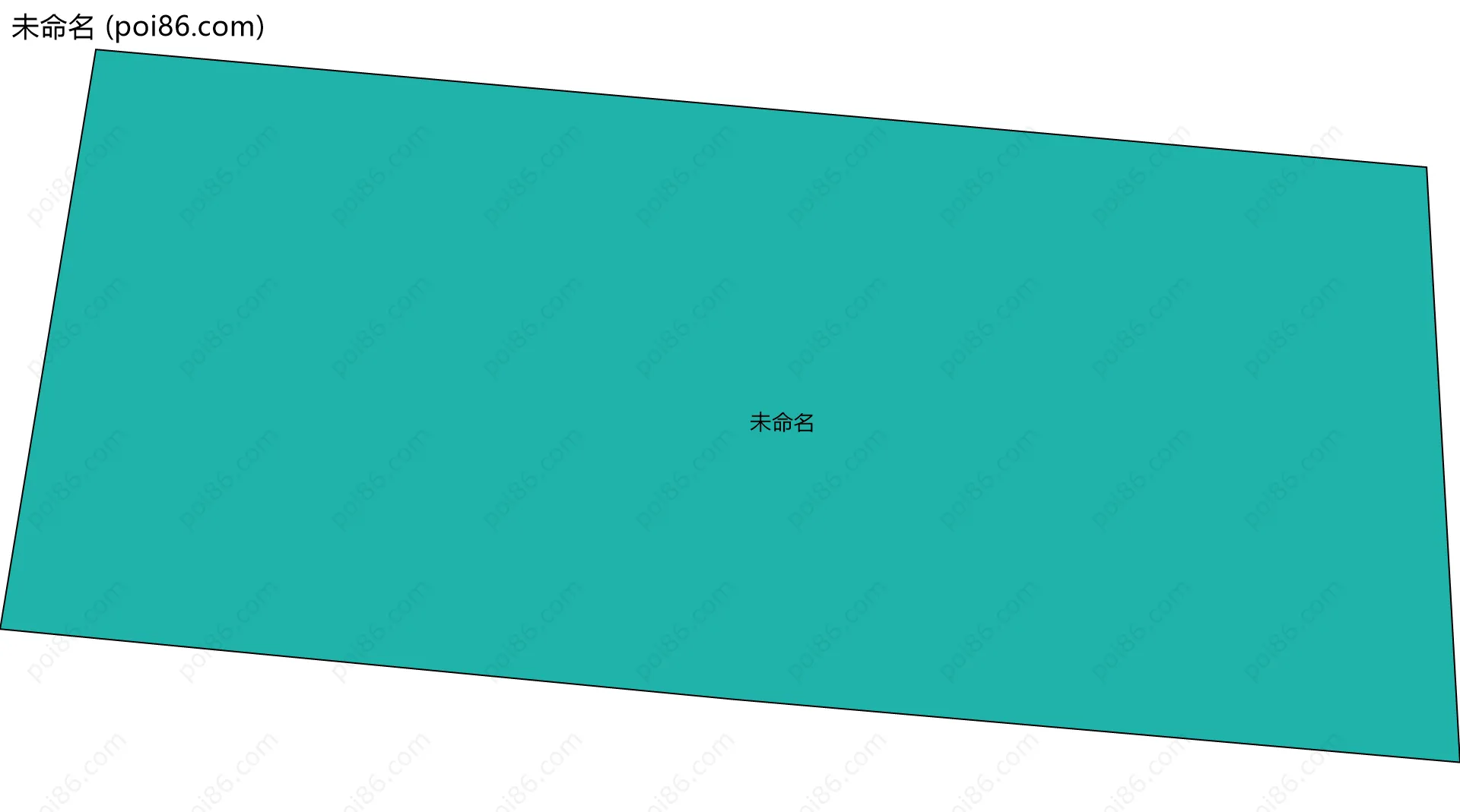 未命名边界地图