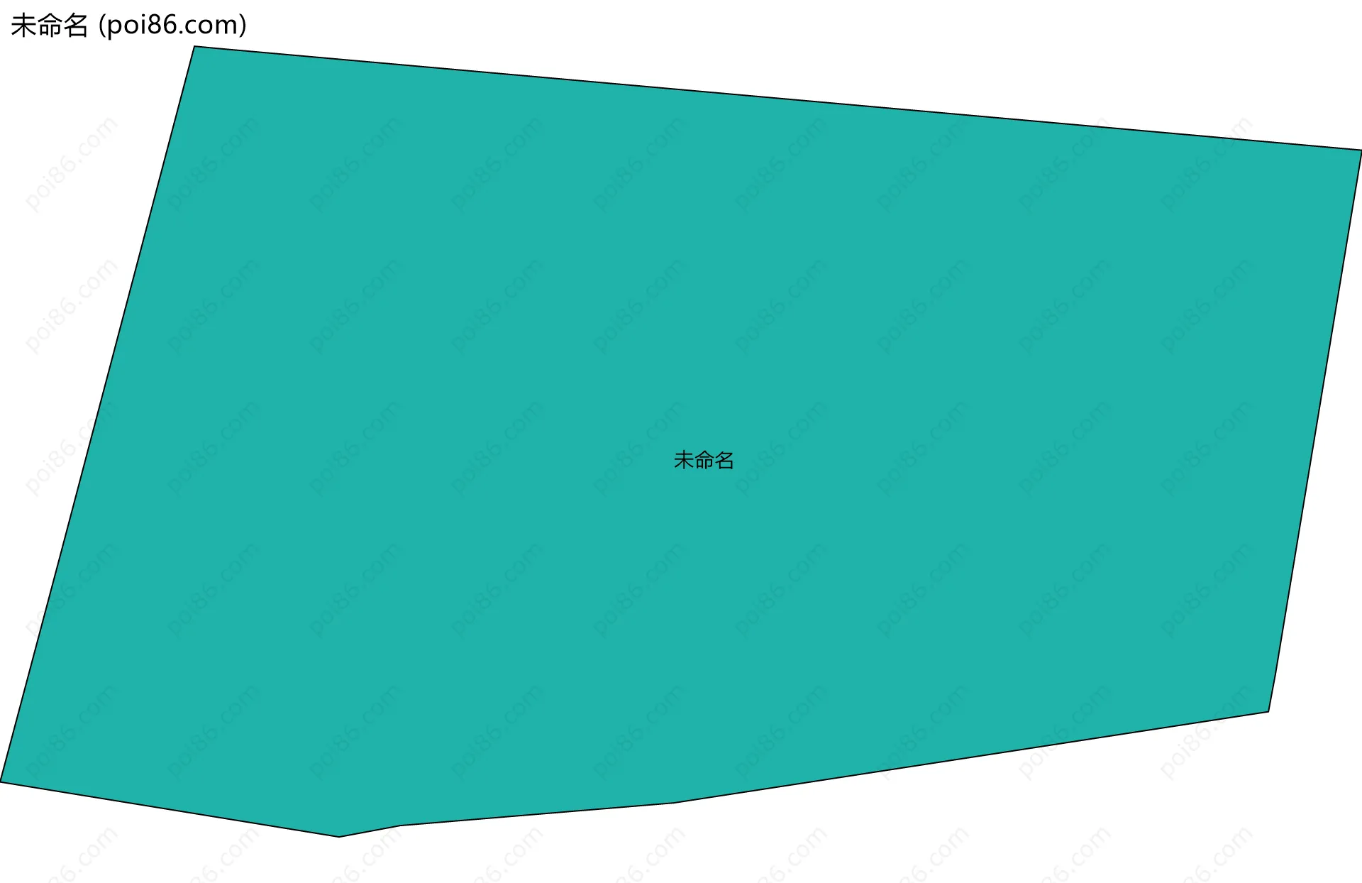 未命名边界地图