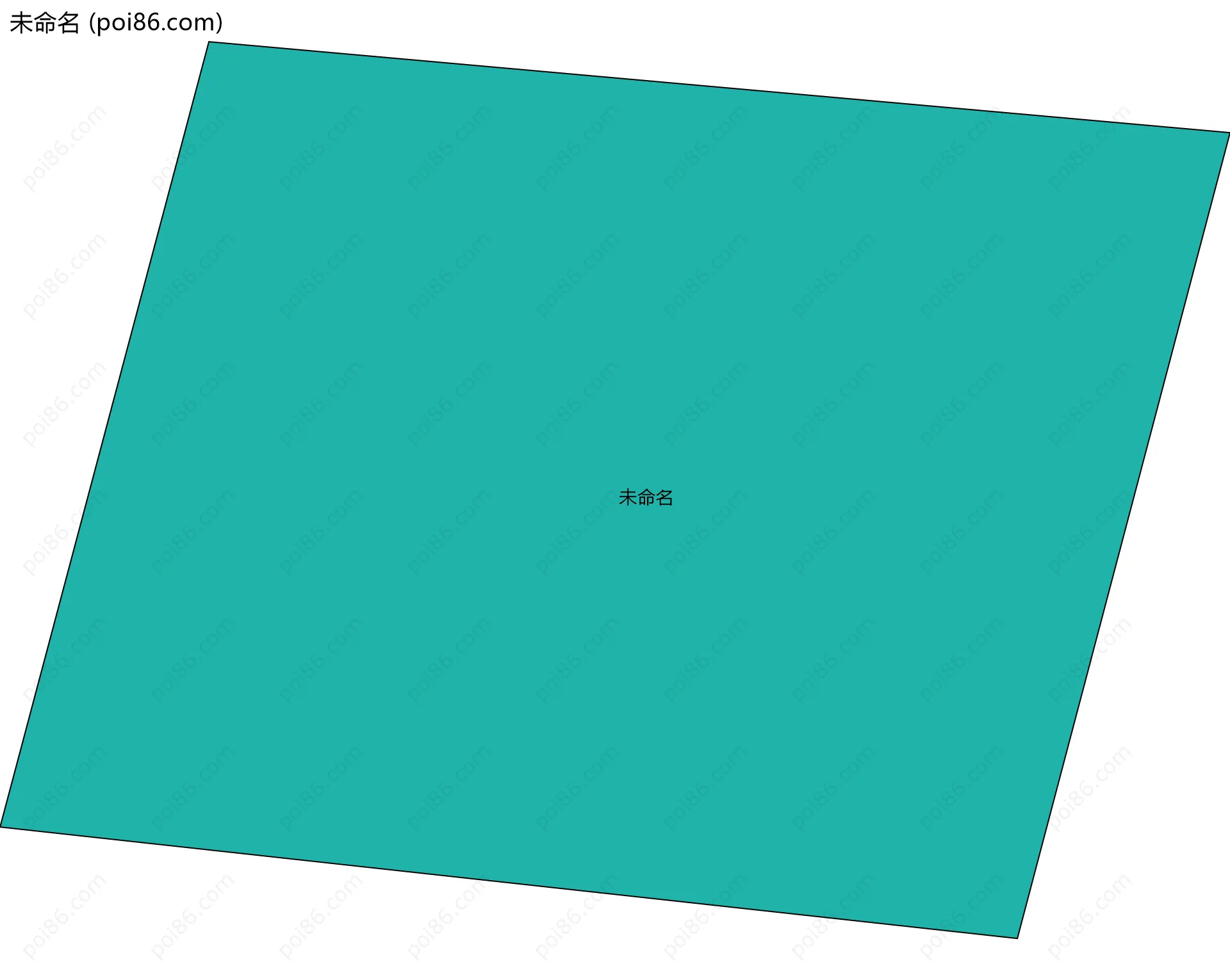 未命名边界地图