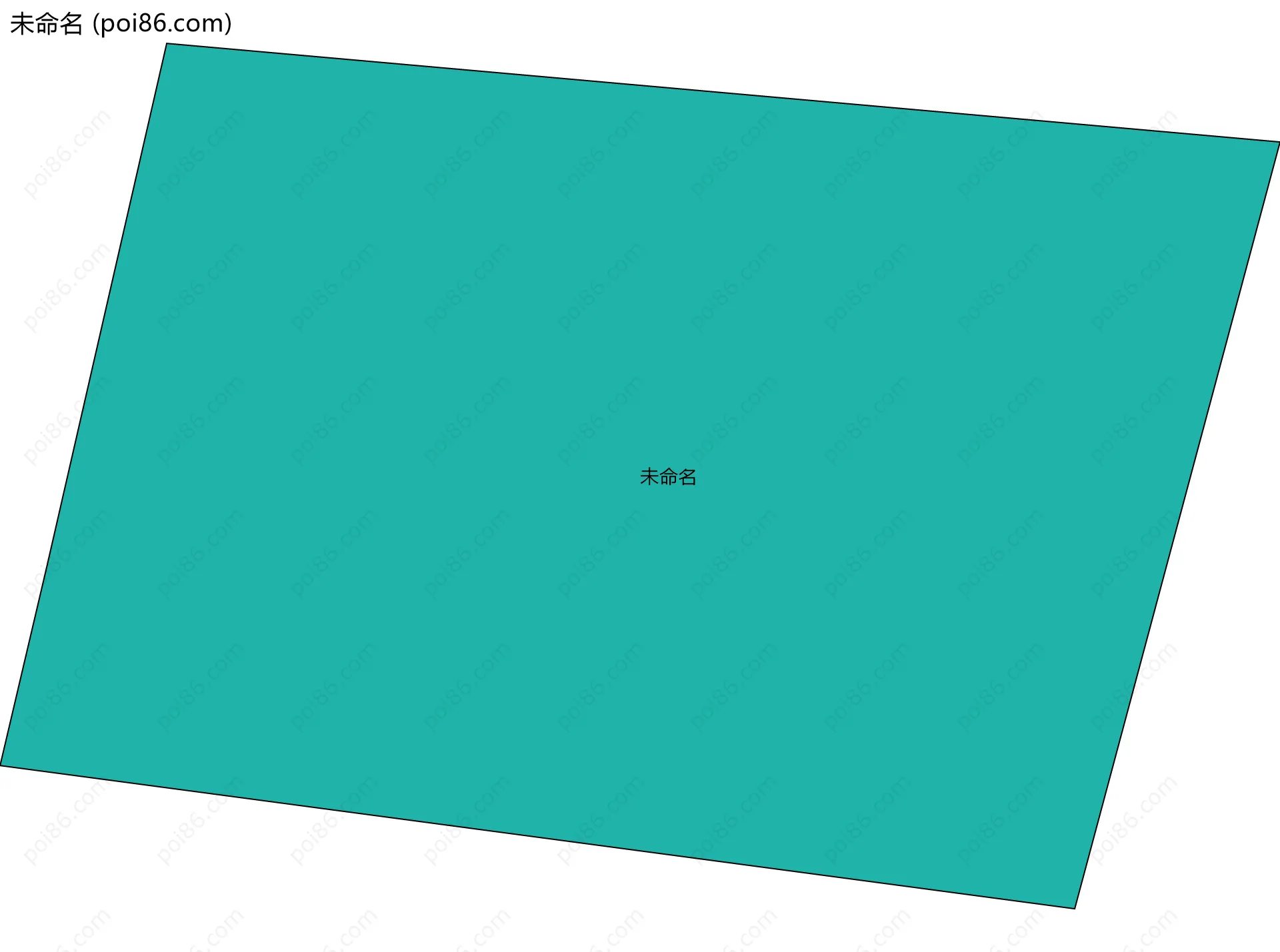 未命名边界地图