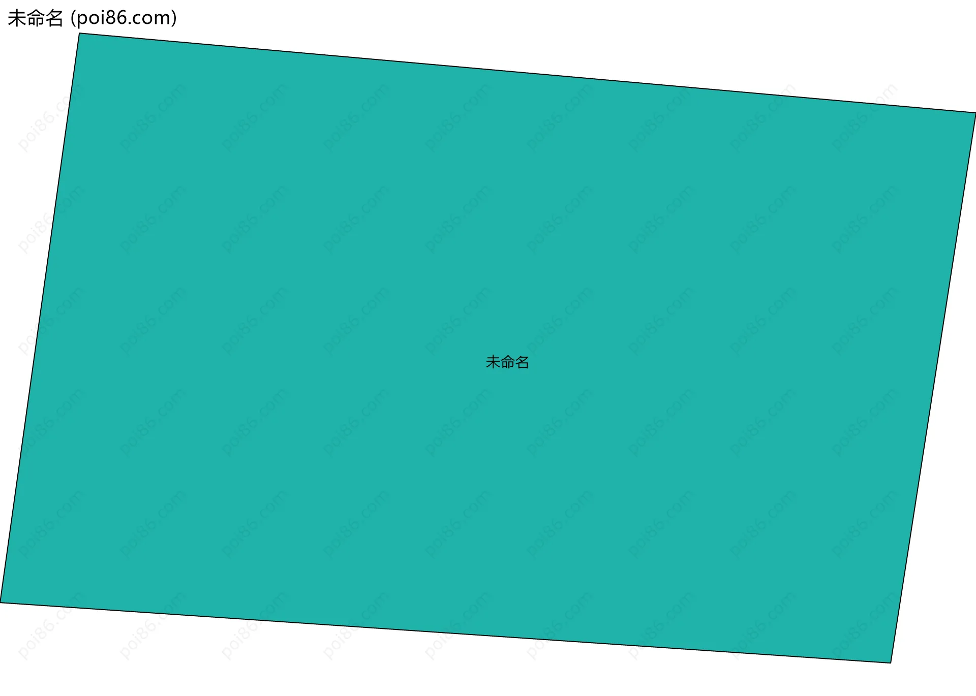 未命名边界地图