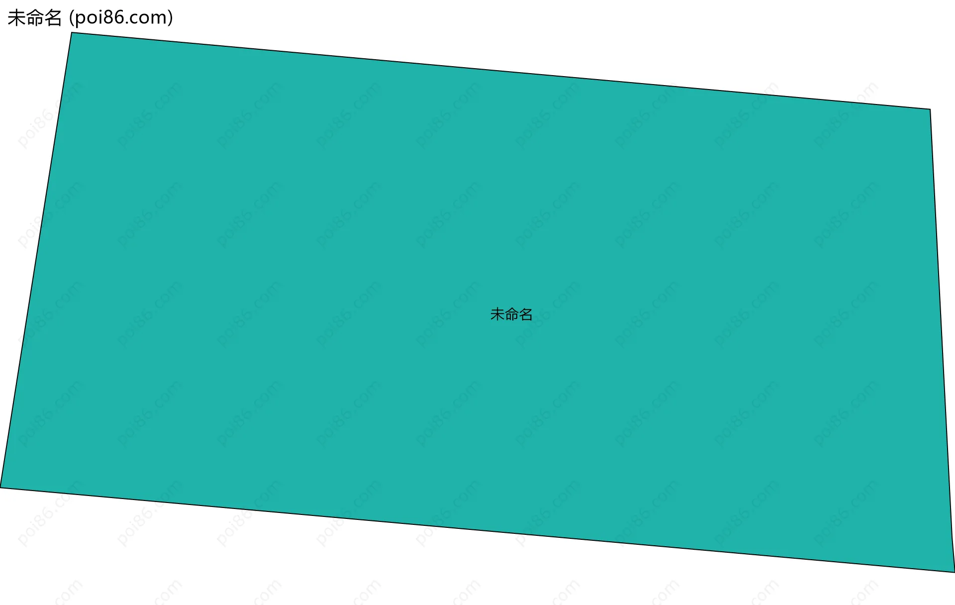 未命名边界地图