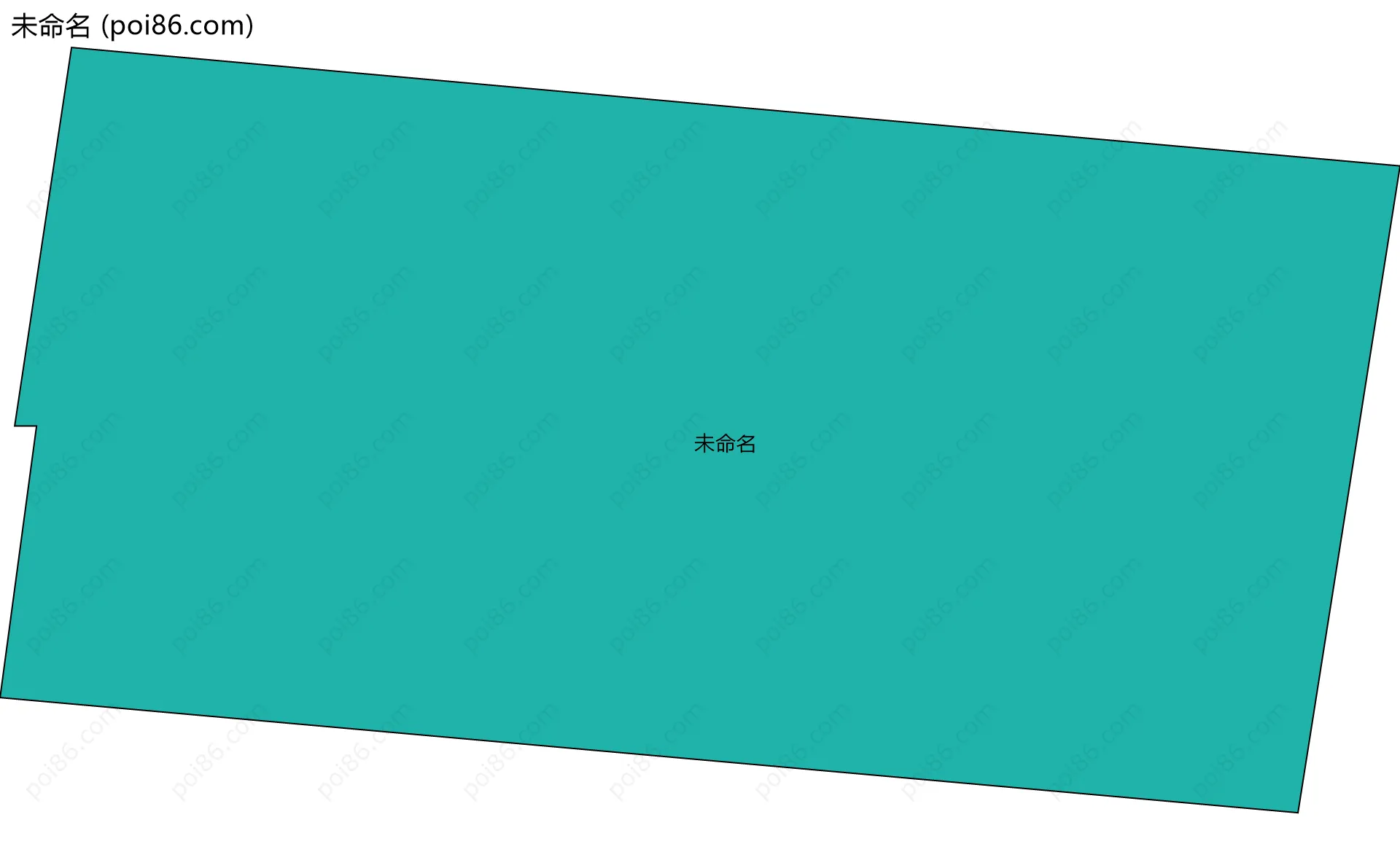 未命名边界地图