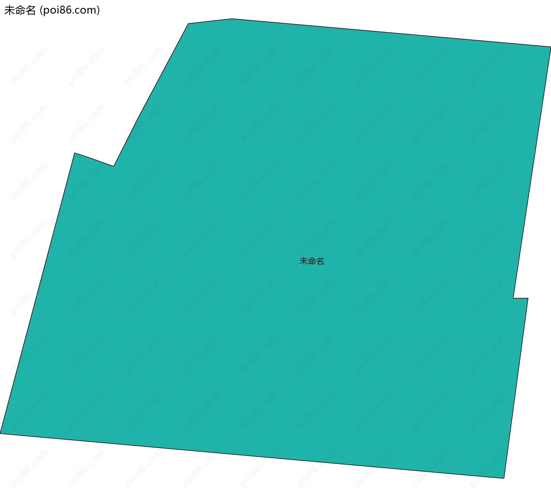 未命名边界地图