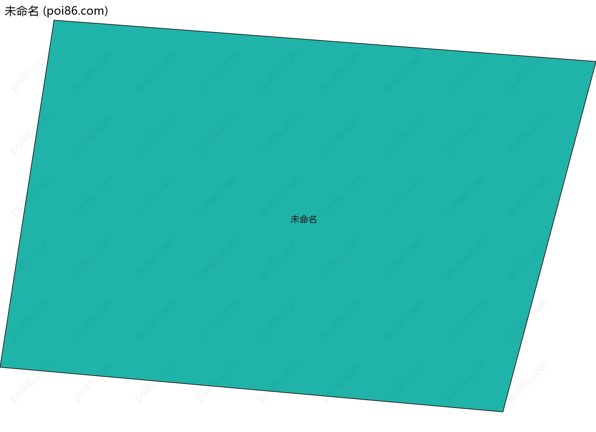未命名边界地图