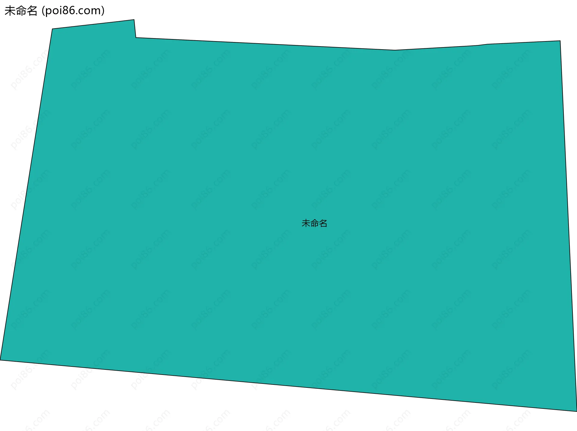 未命名边界地图