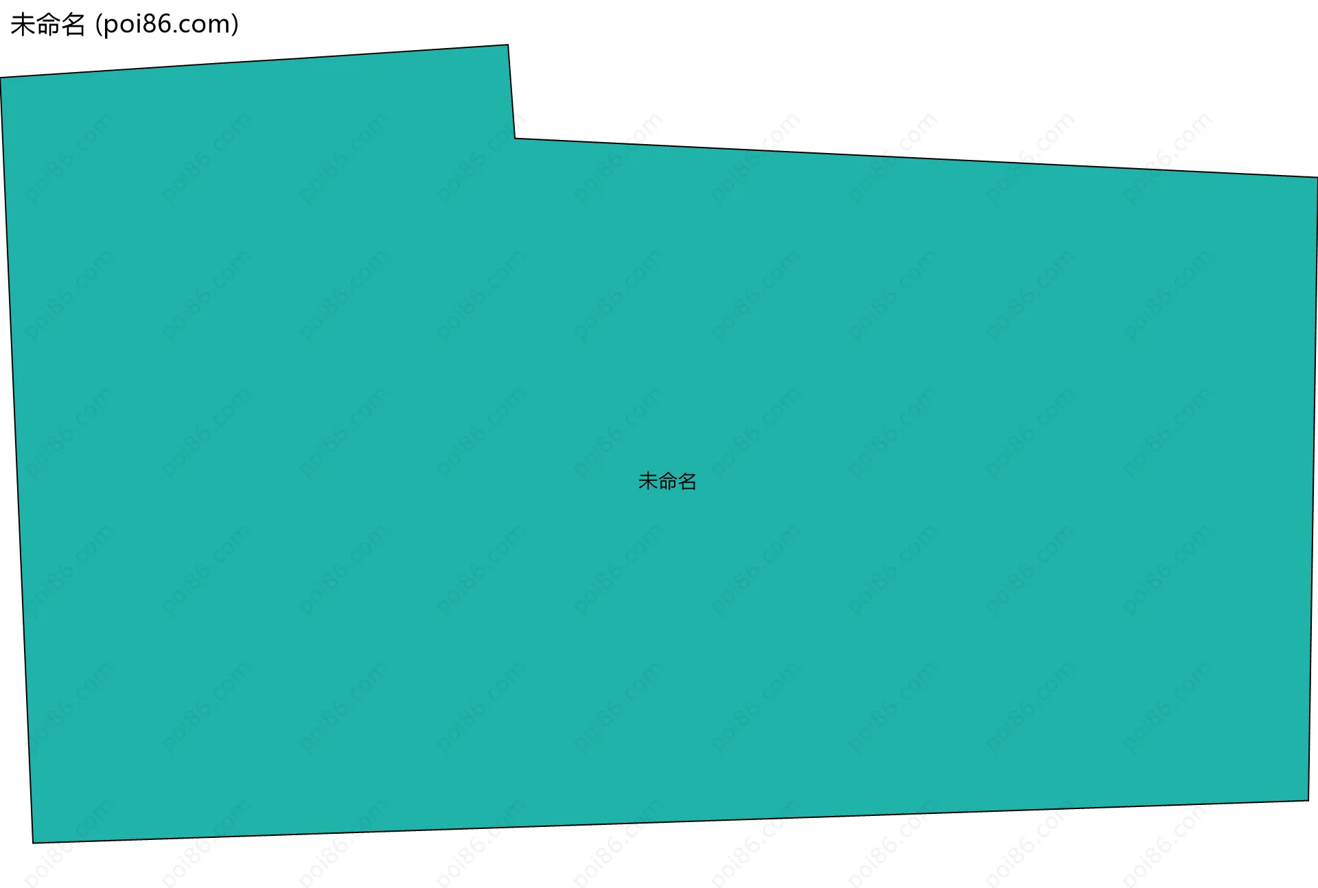 未命名边界地图
