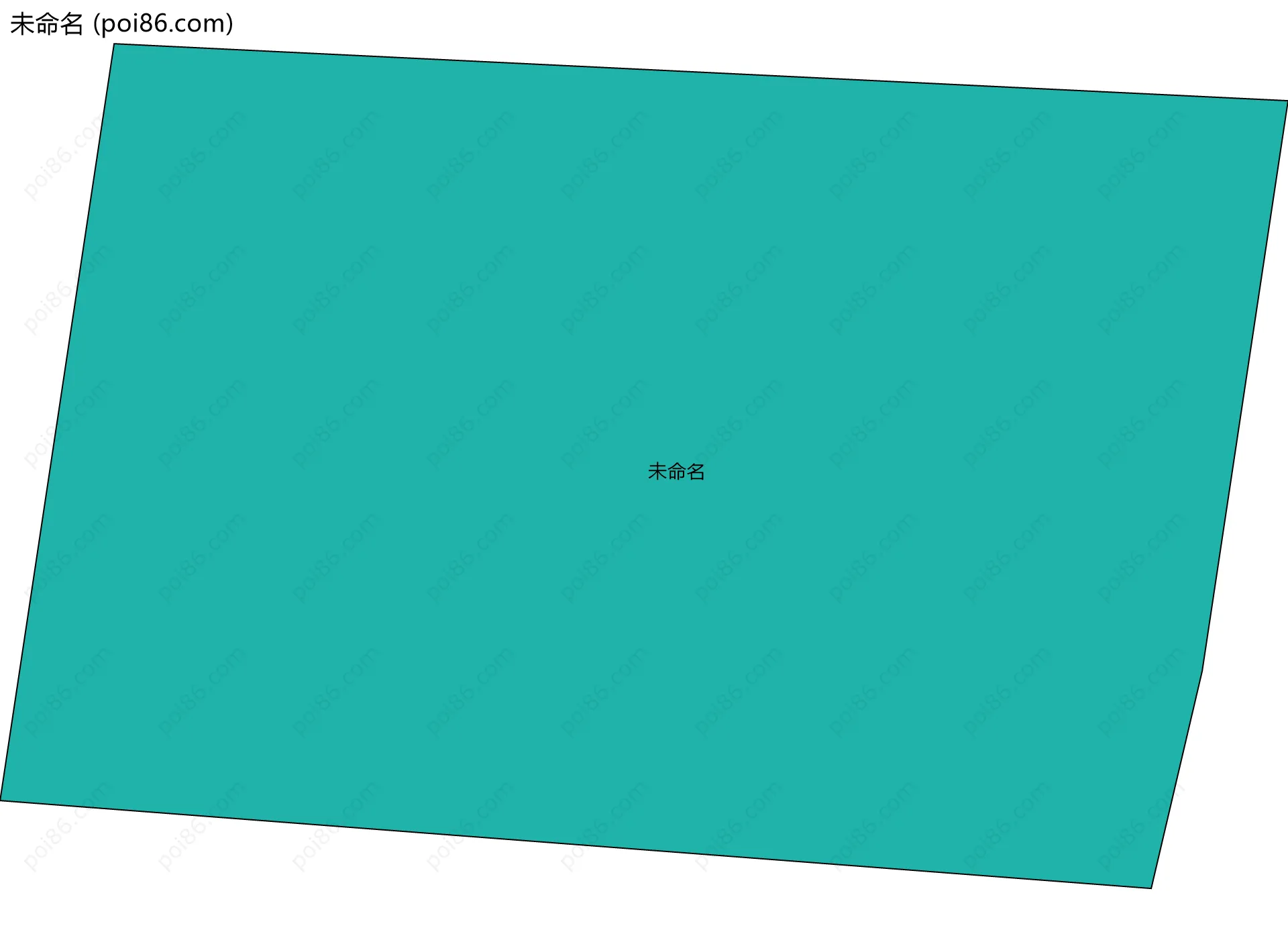 未命名边界地图
