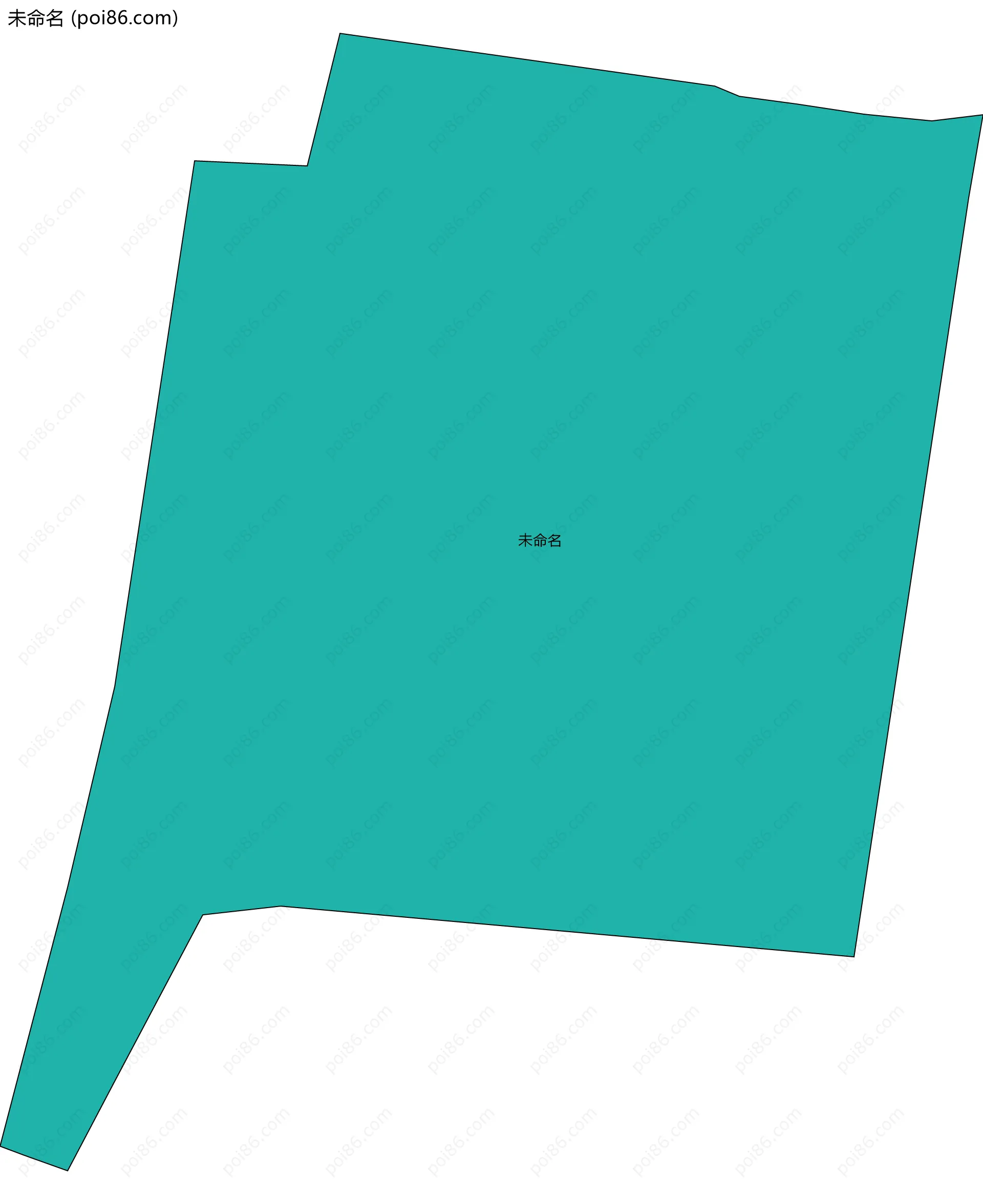 未命名边界地图